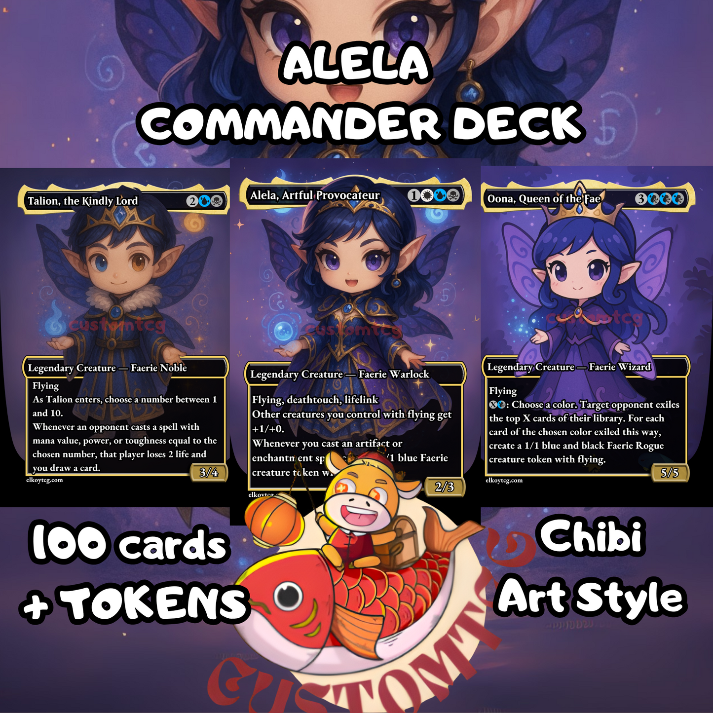 Alela, Artful Provocateur Chibi Deck