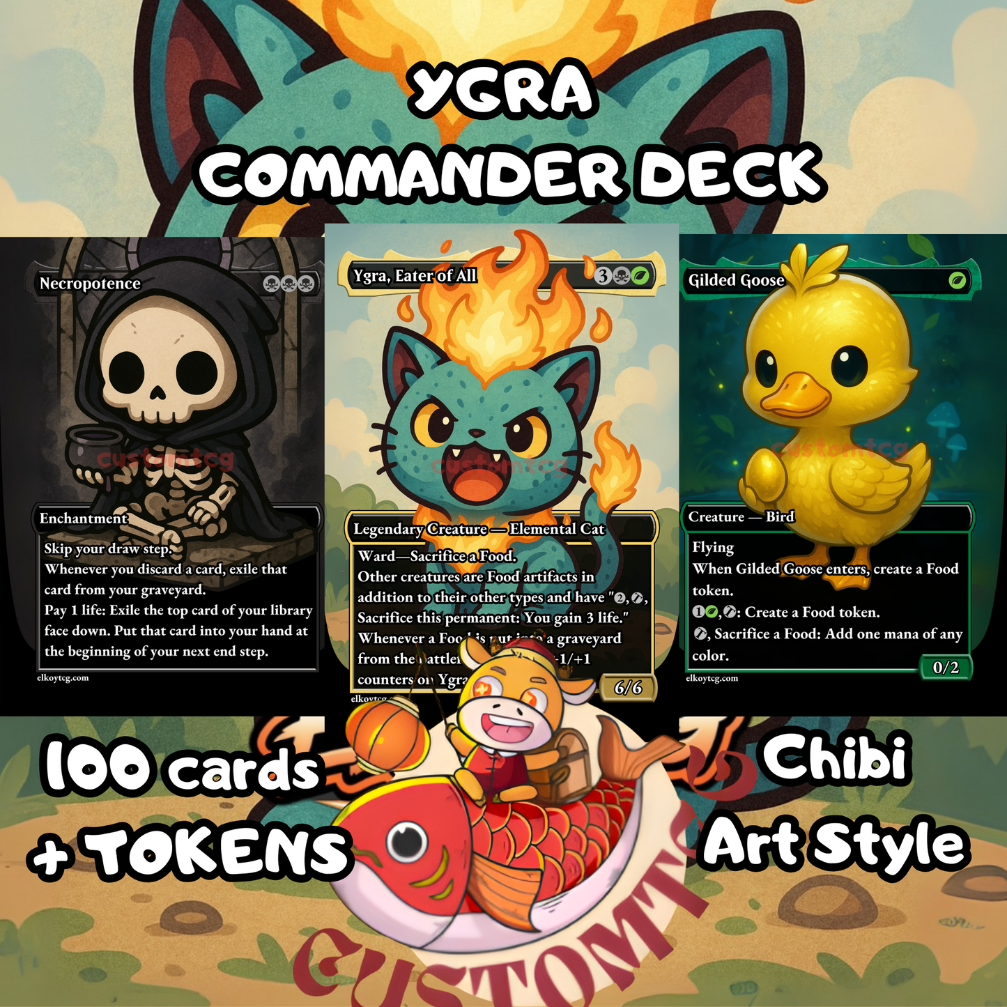 Ygra, Eater of All Chibi Deck