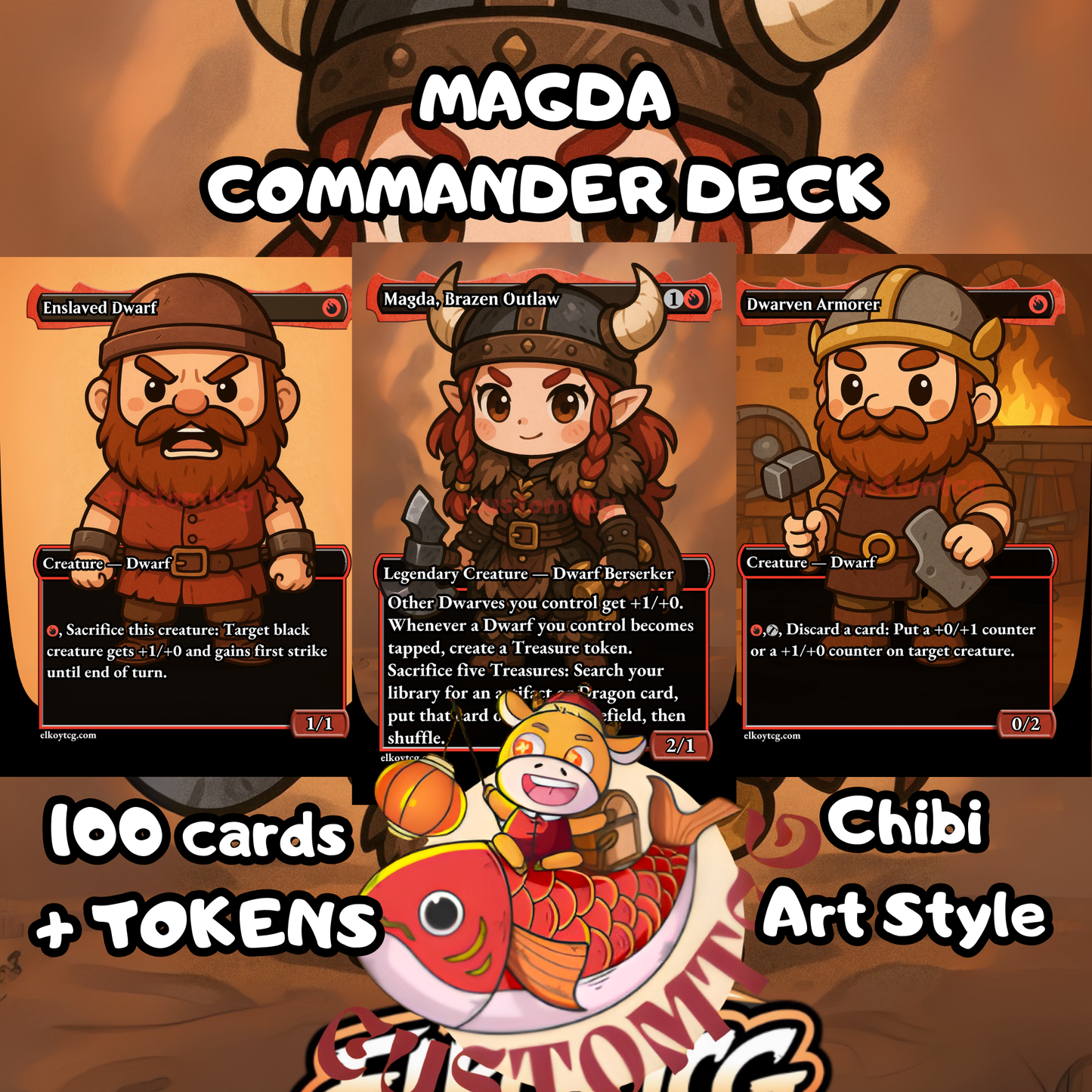Magda, Brazen Outlaw Chibi Deck