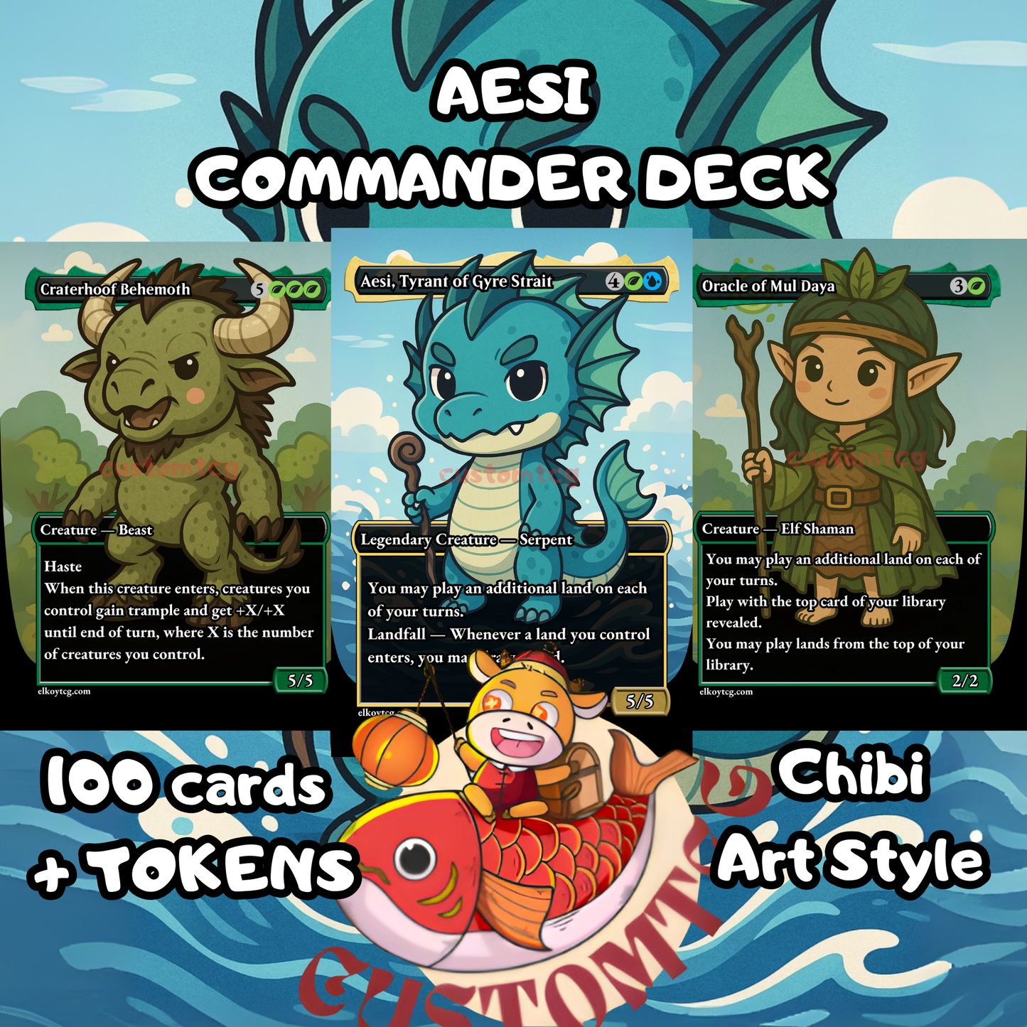Aesi, Tyrant of Gyre Strait – Custom Deck