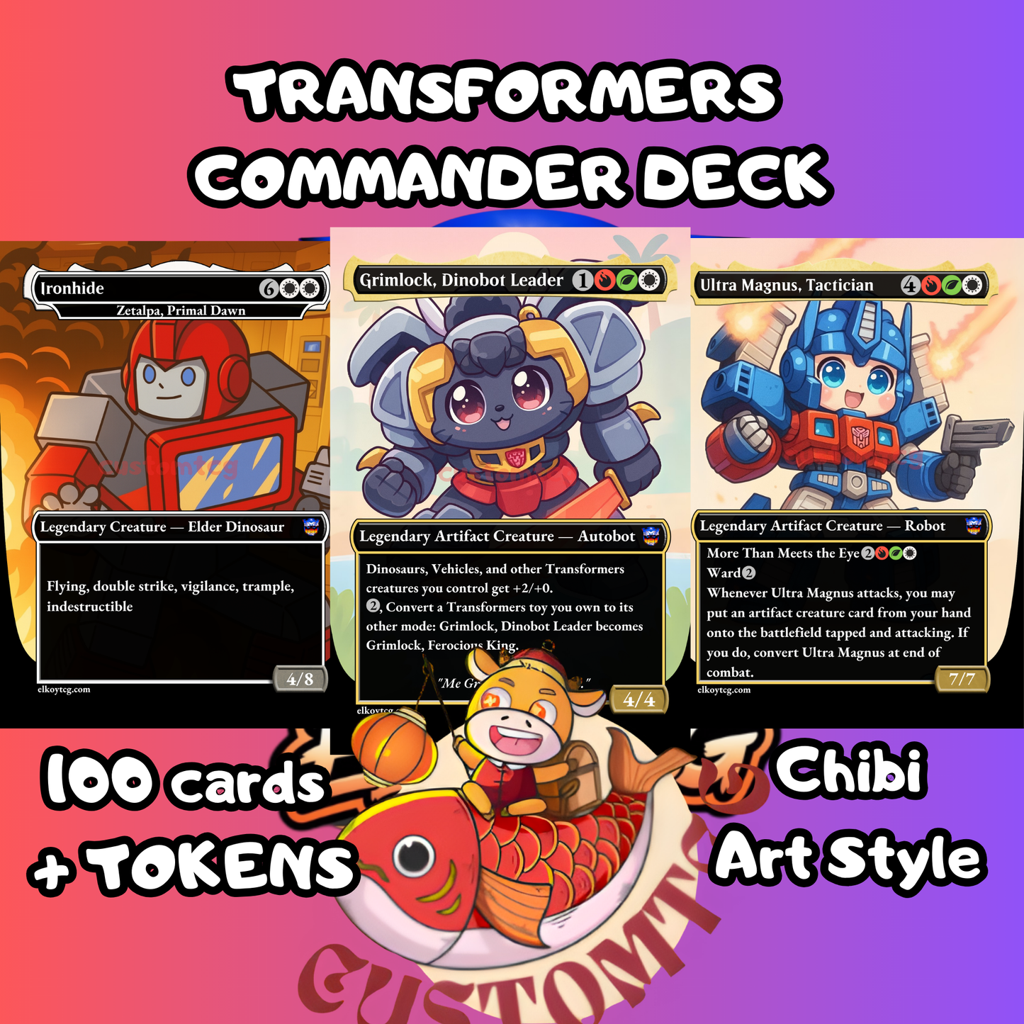 Transformers Chibi Deck