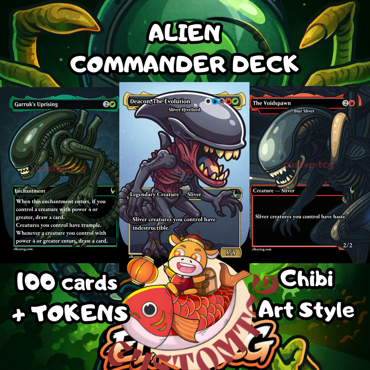 Alien Chibi Deck