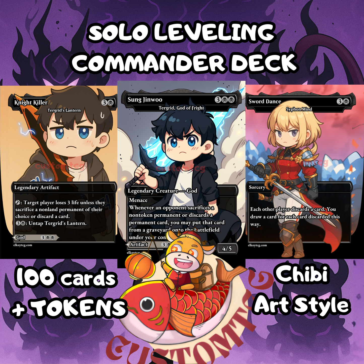 Solo Level Chibi Deck
