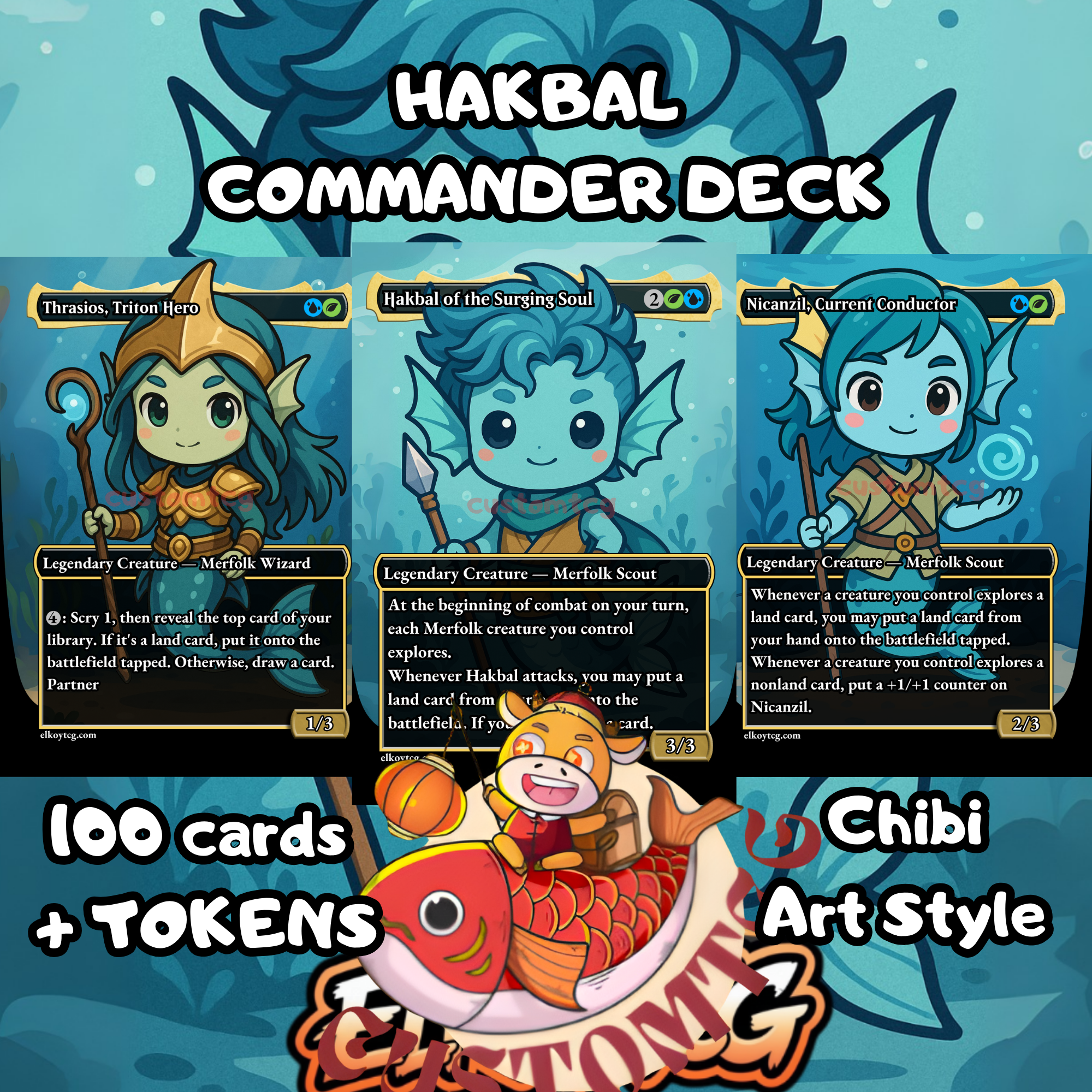Hakbal of the Surging Soul Chibi Deck – Elkoychibi