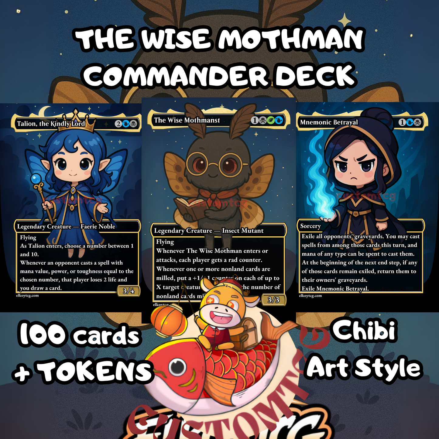The Wise Mothman Chibi Deck