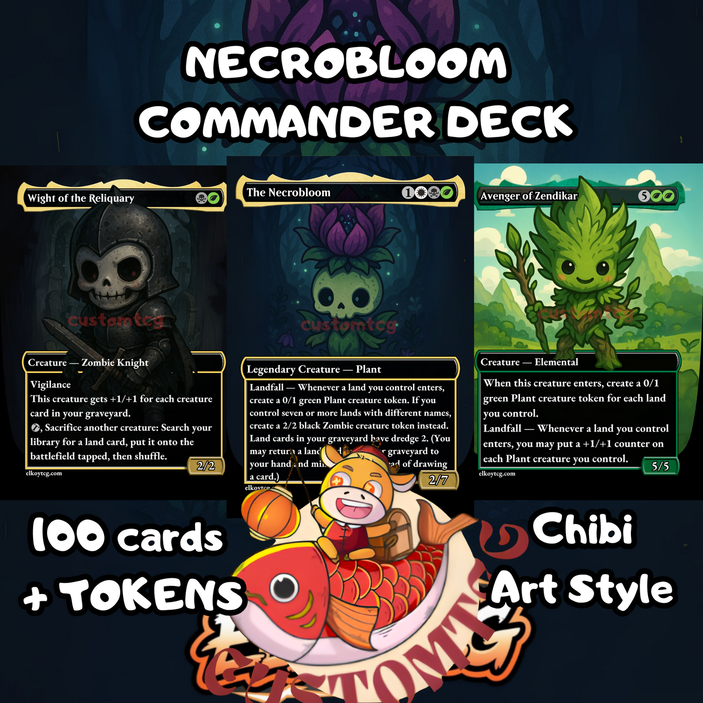 The Necrobloom Chibi Deck