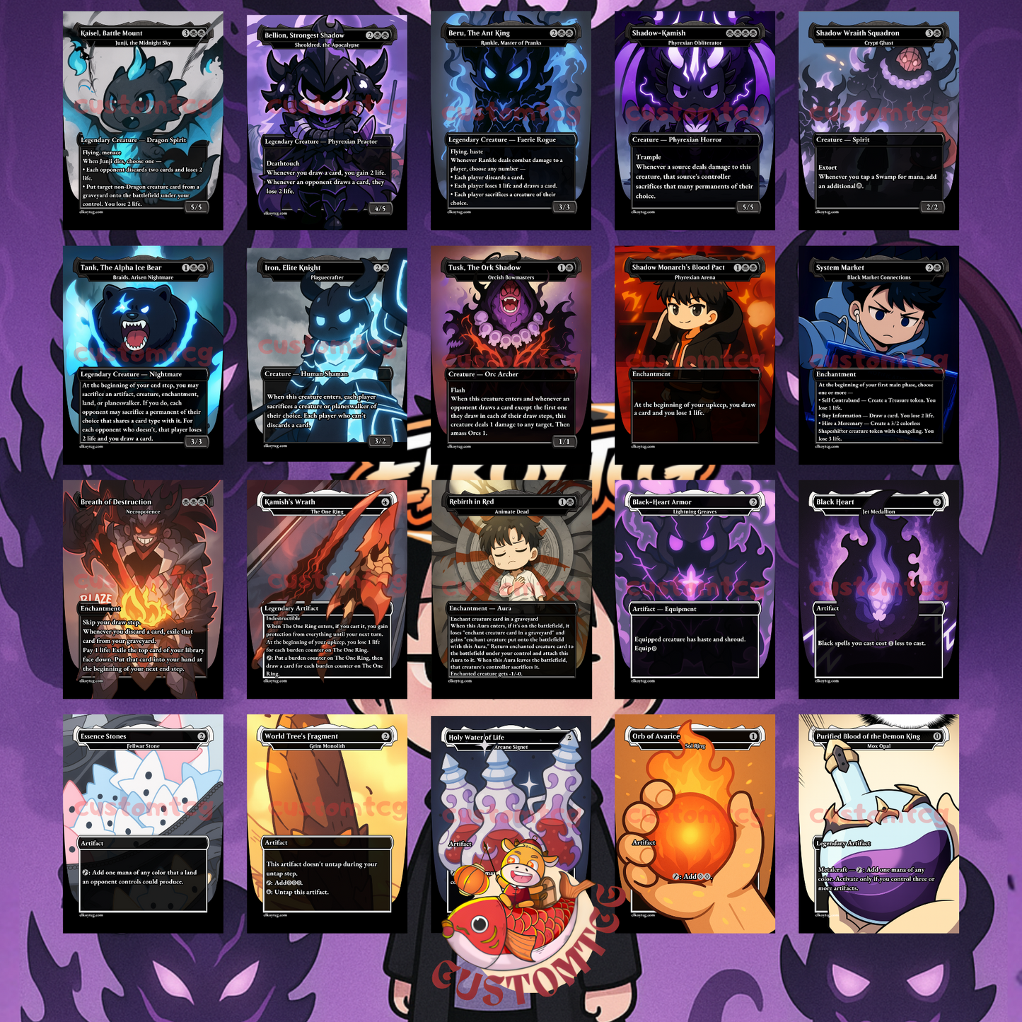 Solo Level Chibi Deck