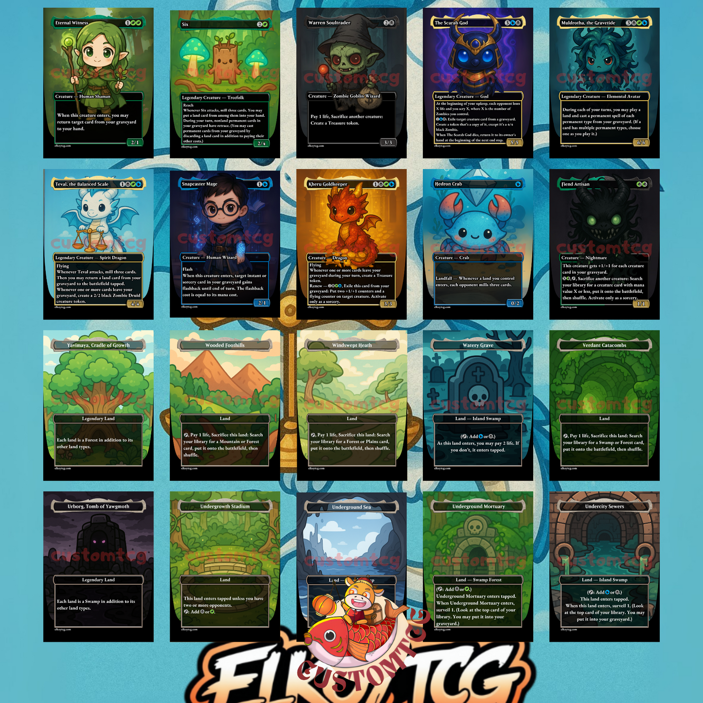 Teval Chibi Deck