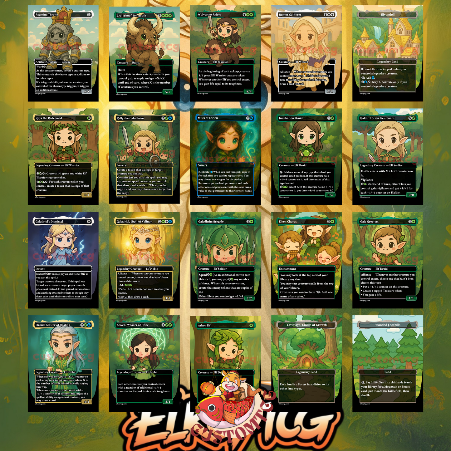 Galadriel Chibi Decks