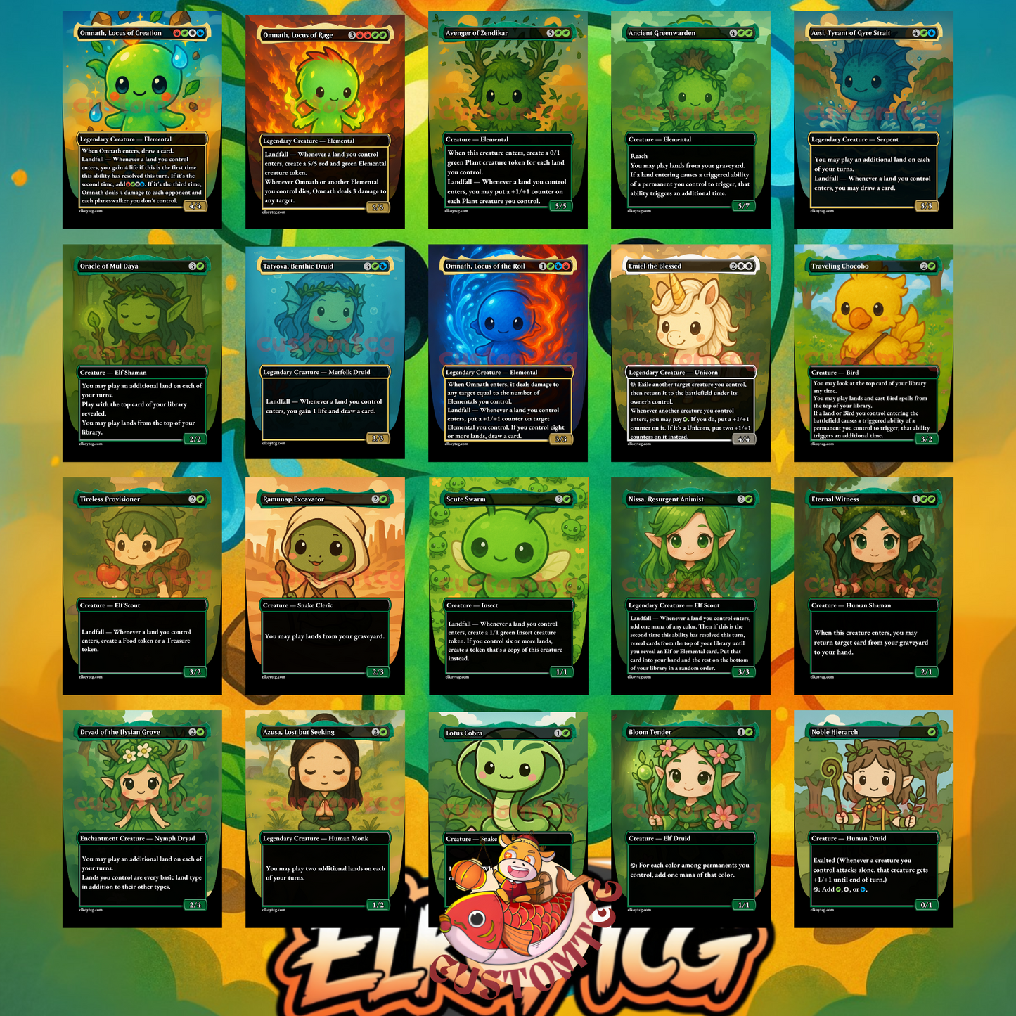 Omnath, Locus Of Creation Custom Deck