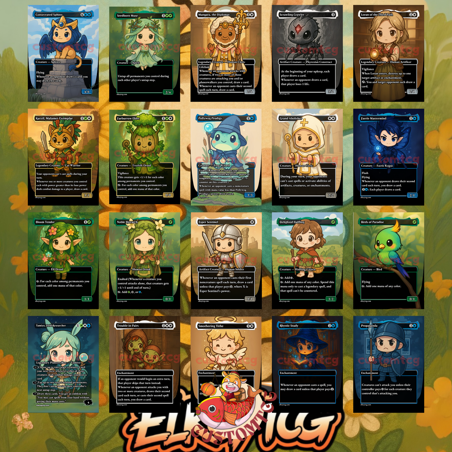 Ms. Bumbleflower Chibi Deck
