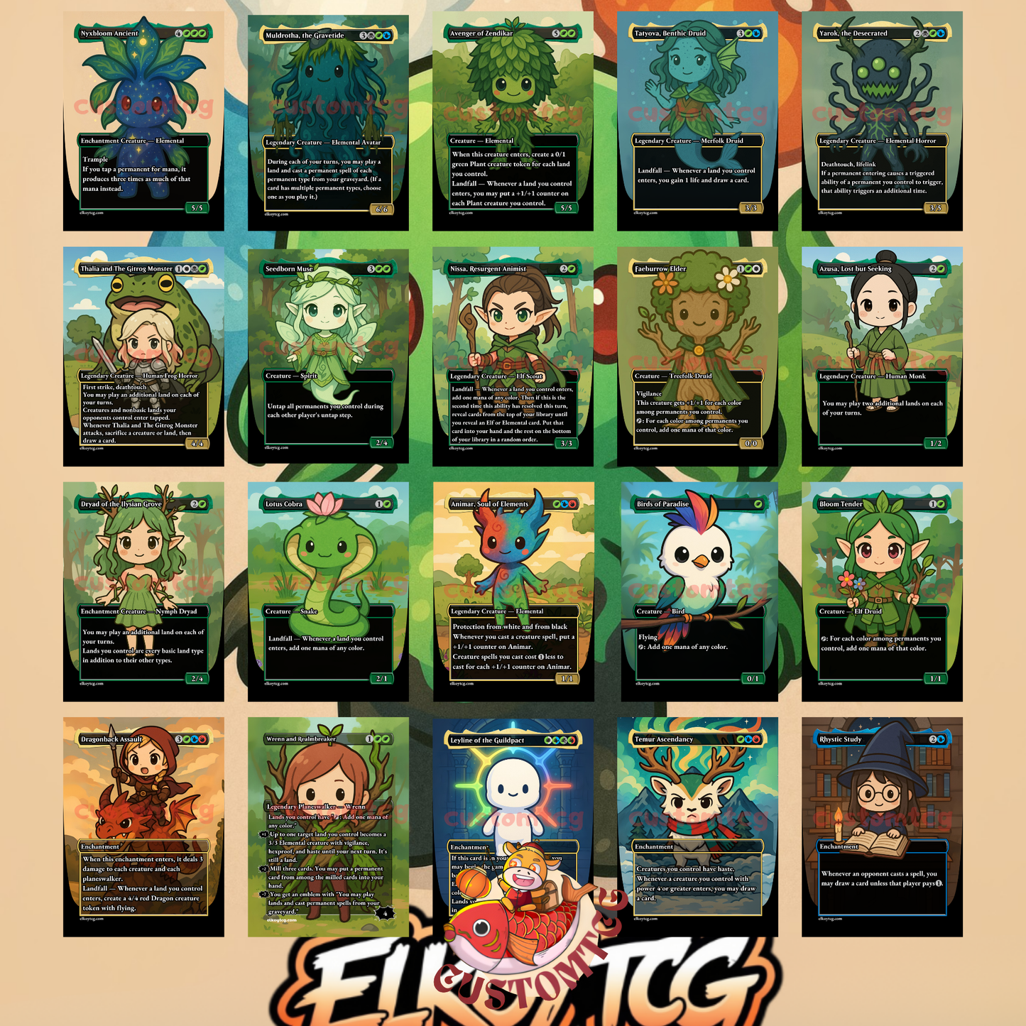 Omnath, Locus Of All Chibi Deck