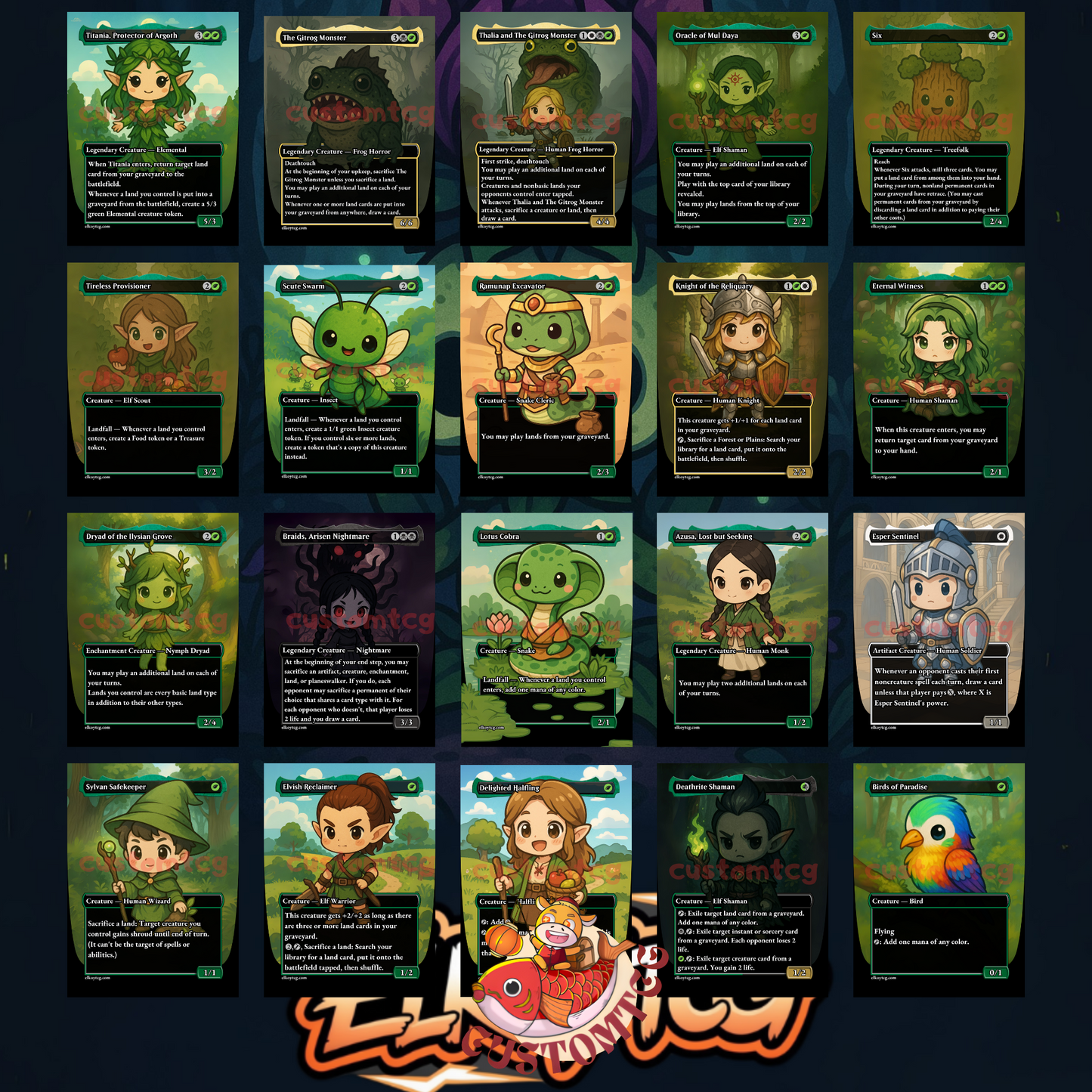 The Necrobloom Chibi Deck