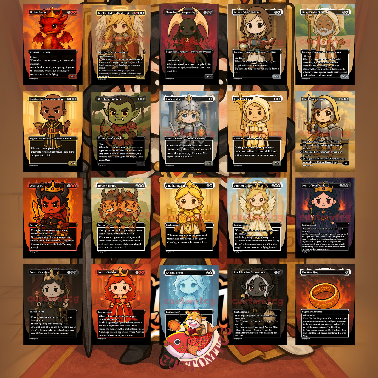 Queen Marchesa Chibi Deck