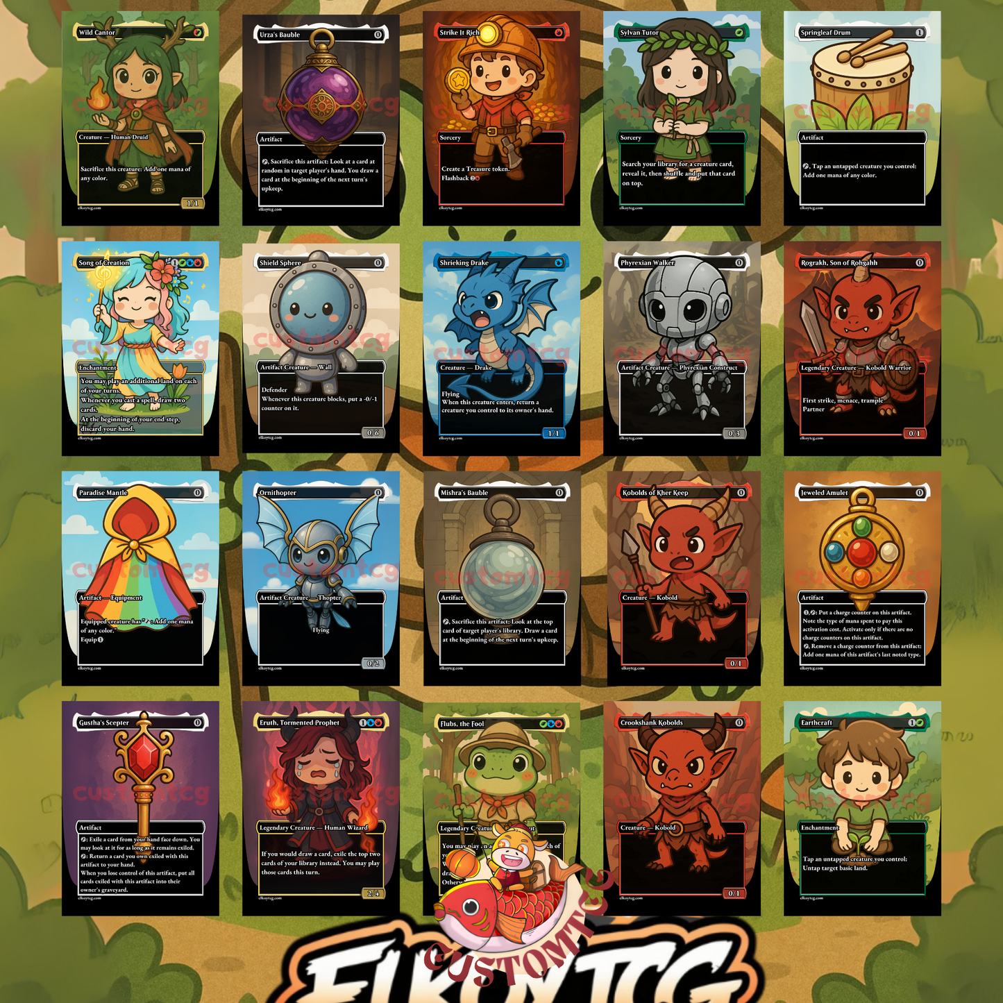 Flubs, the Fool Chibi Deck