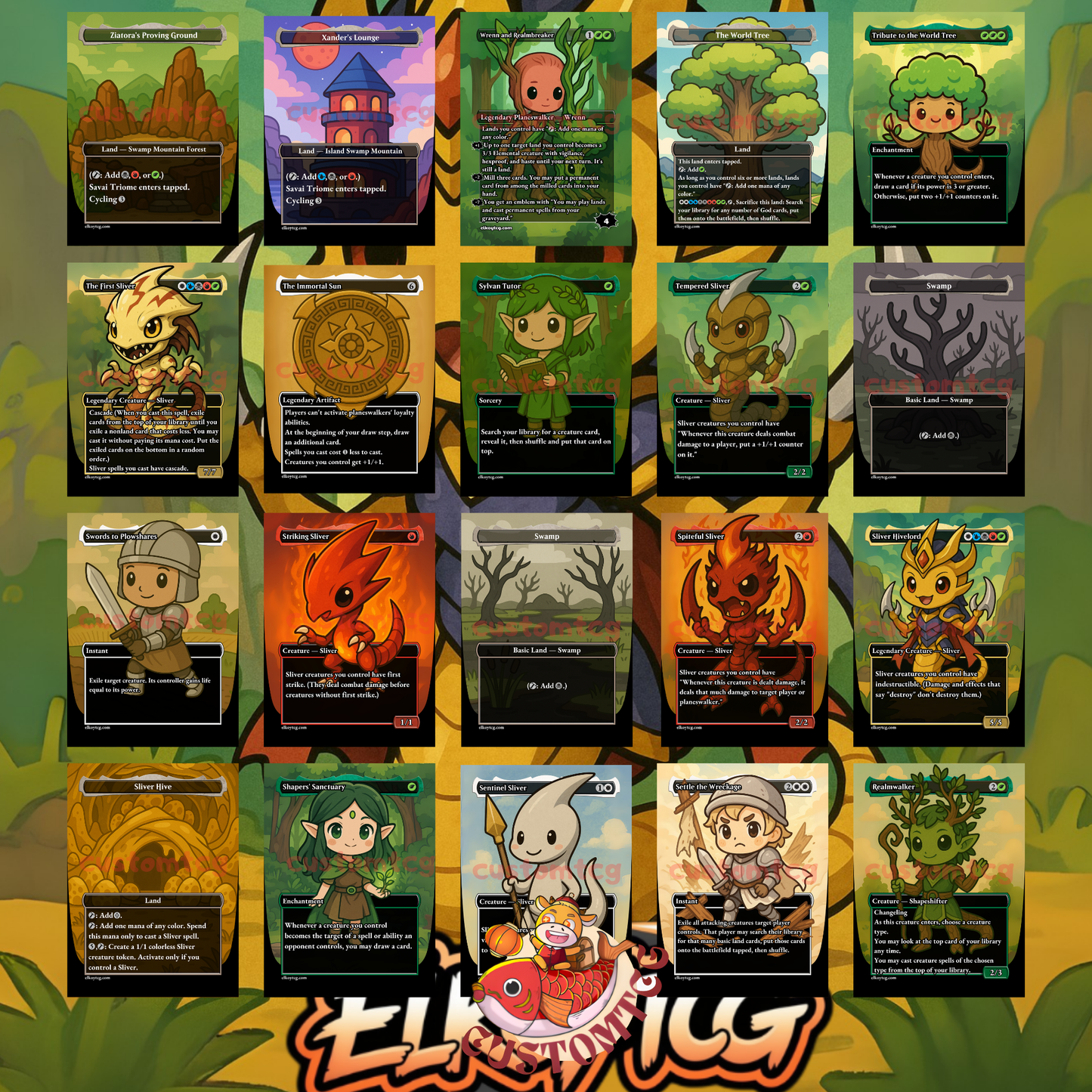 Sliver Hiverlord Chibi Deck