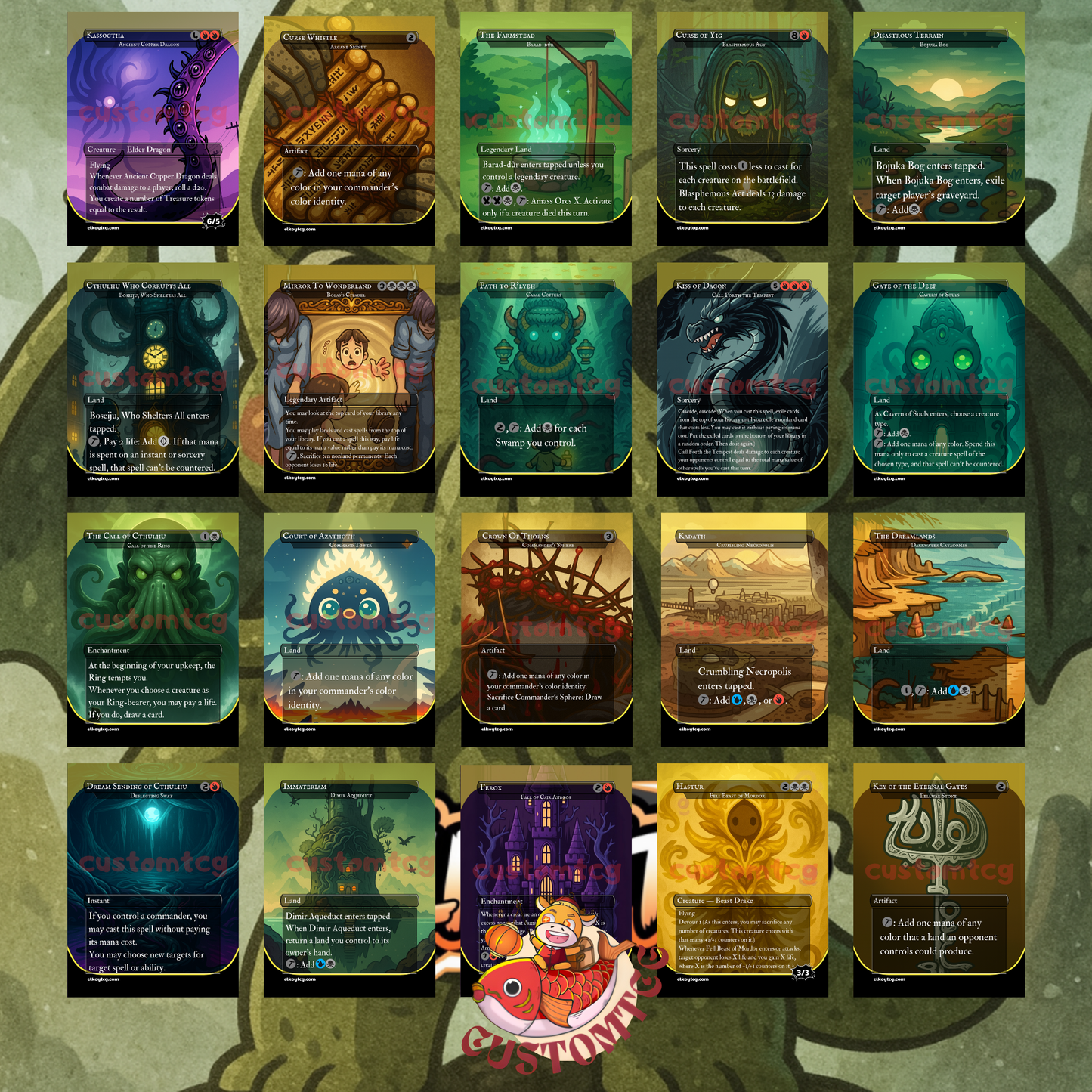 Cthulhu Chibi Custom Deck