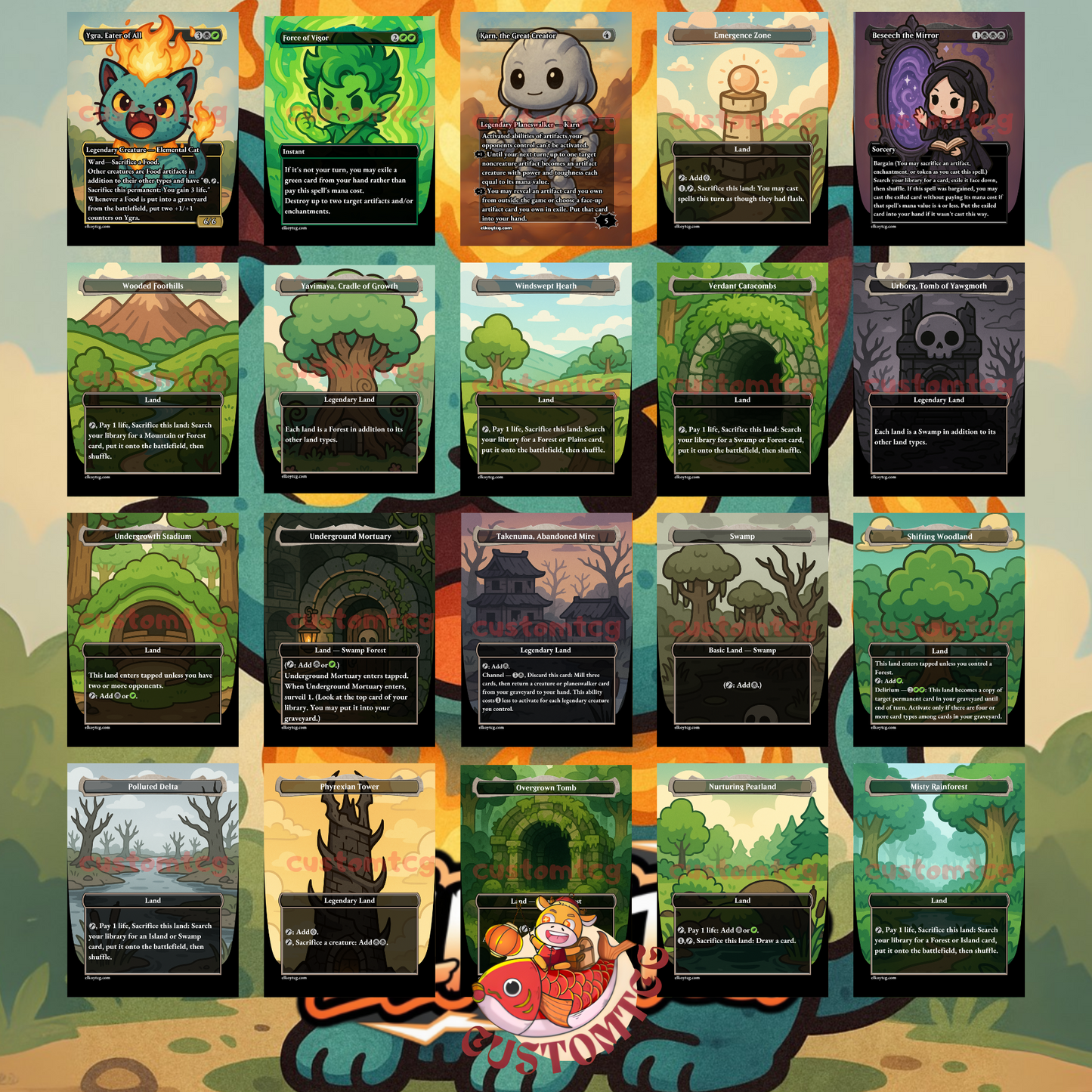 Ygra, Eater of All Chibi Deck