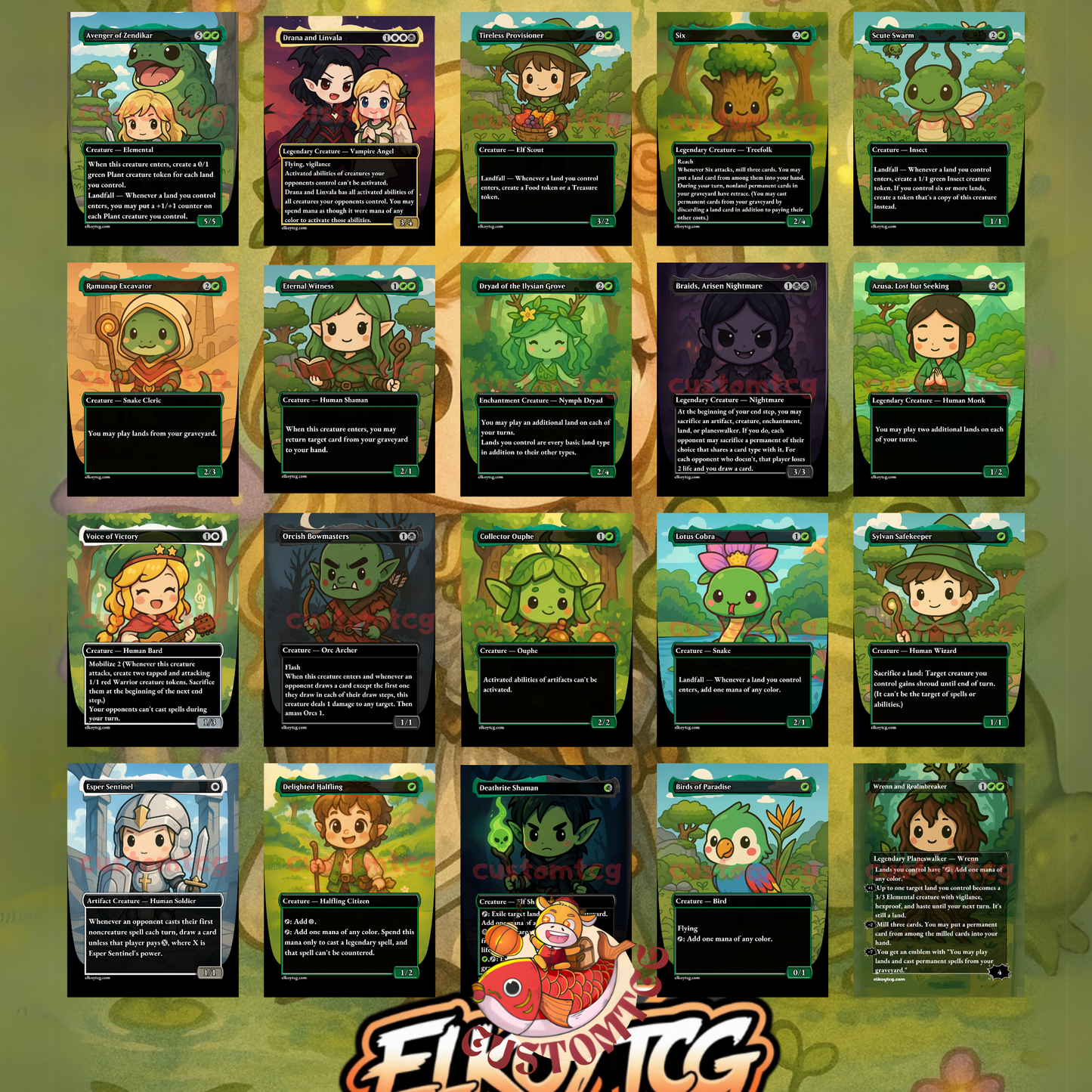 Thalia and The Gitrog Monster Custom Deck