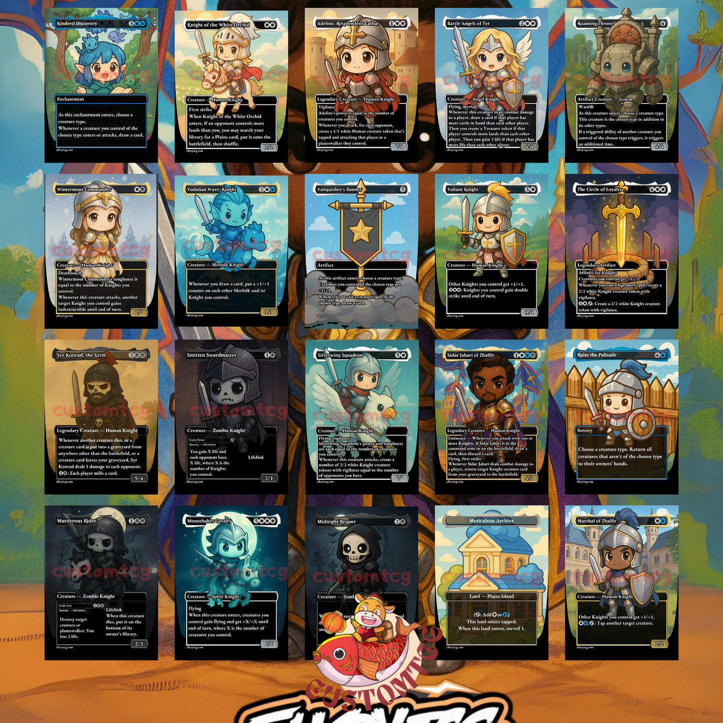 Sidar Chibi Mtg Custom Commander Decks