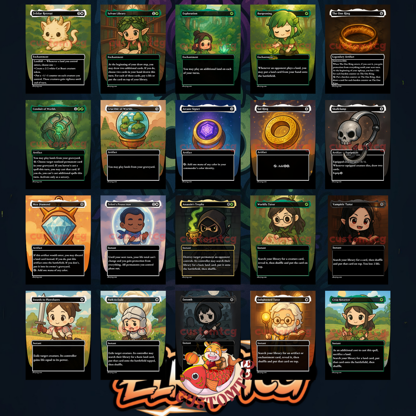 The Necrobloom Chibi Deck