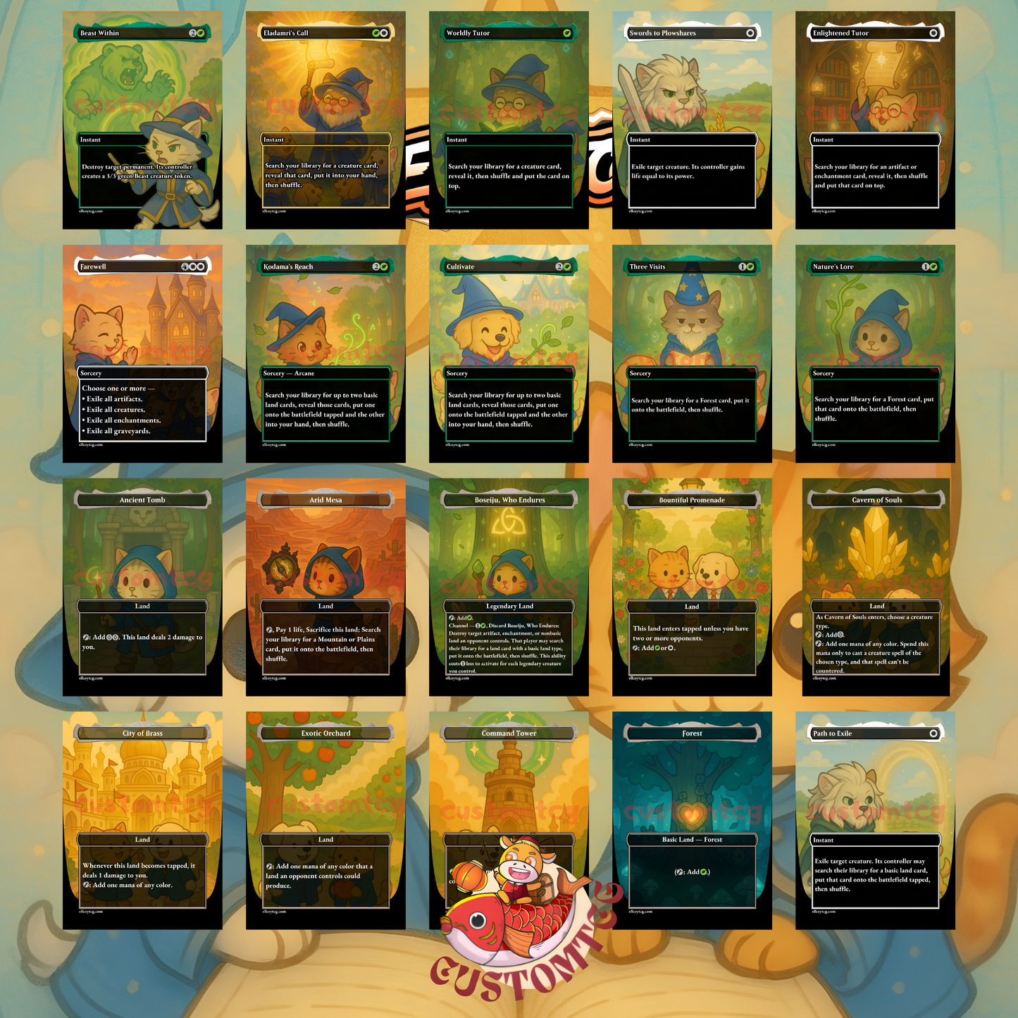 Rin and Seri Custom Deck
