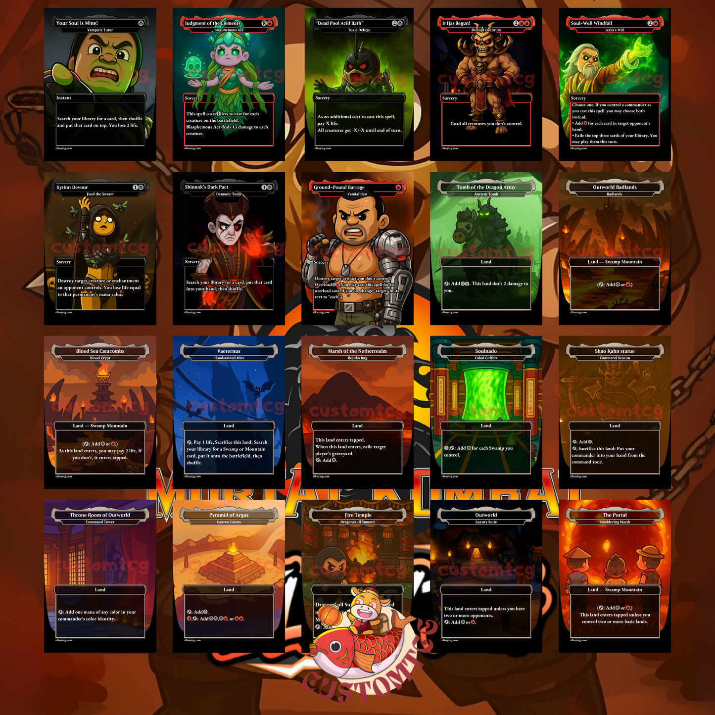 Mortal Kombat Chibi Deck