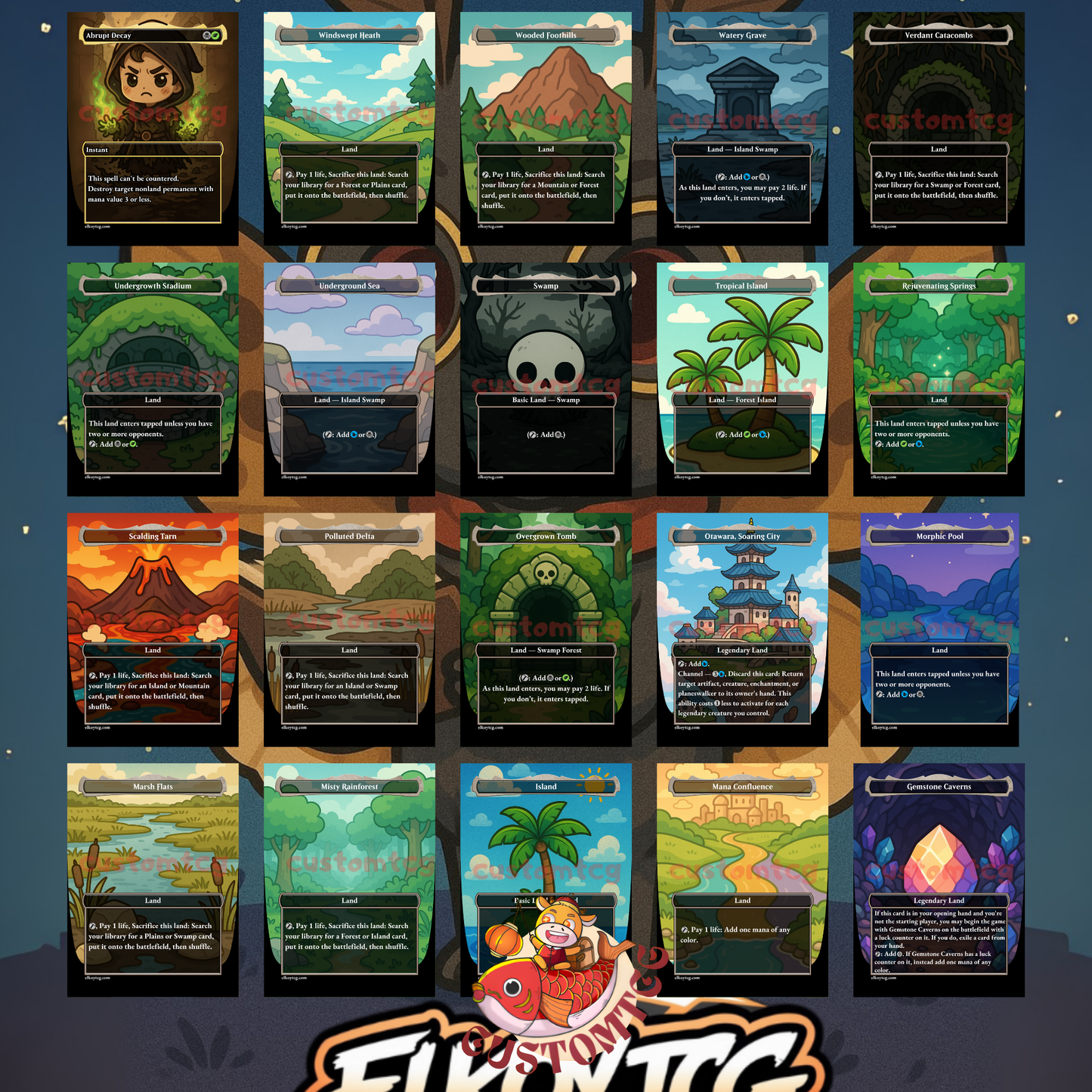 The Wise Mothman Chibi Deck