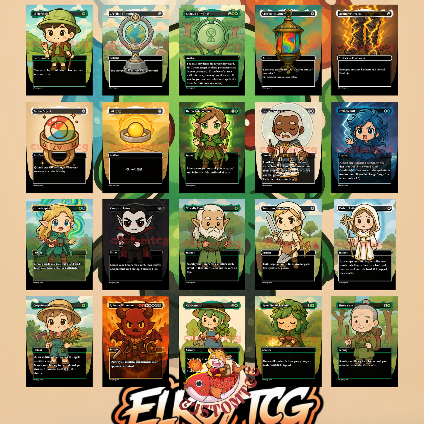 Omnath, Locus Of All Chibi Deck
