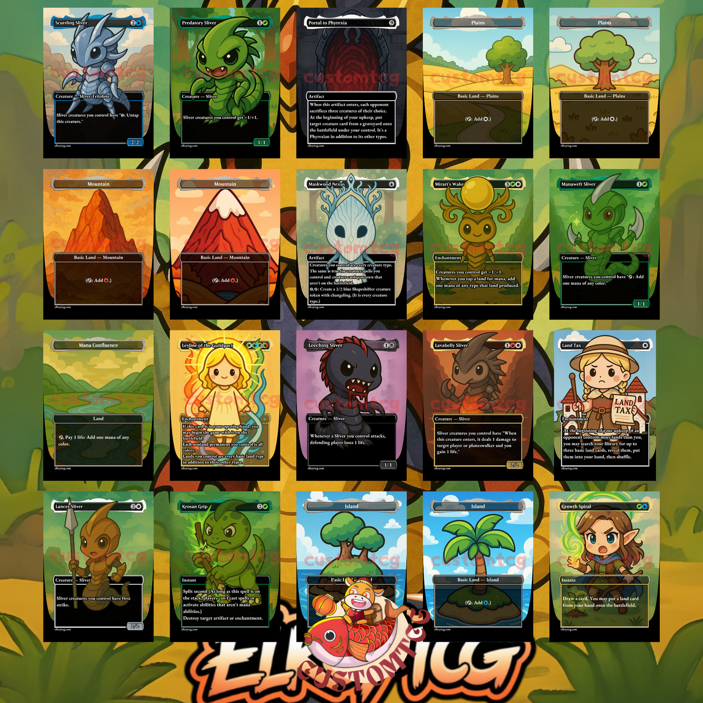 Sliver Hiverlord Chibi Deck
