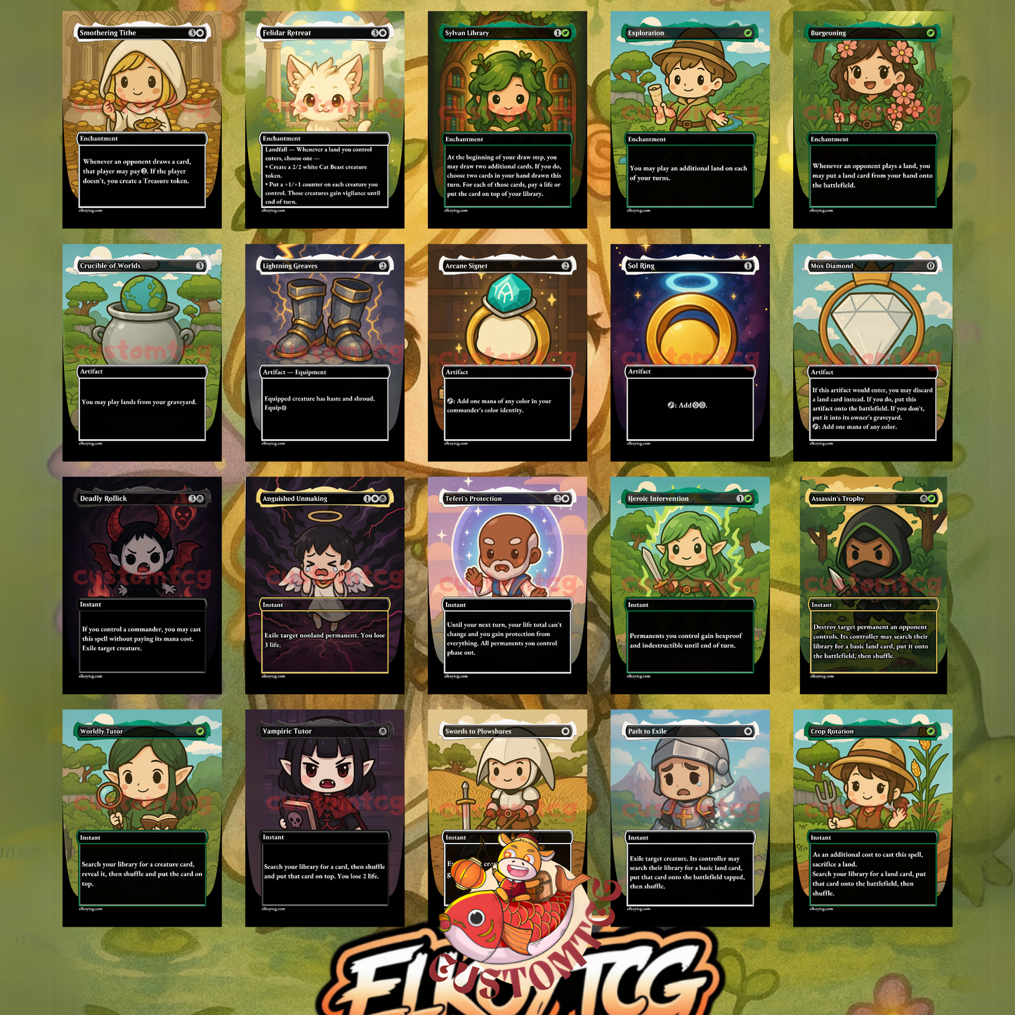 Thalia and The Gitrog Monster Custom Deck