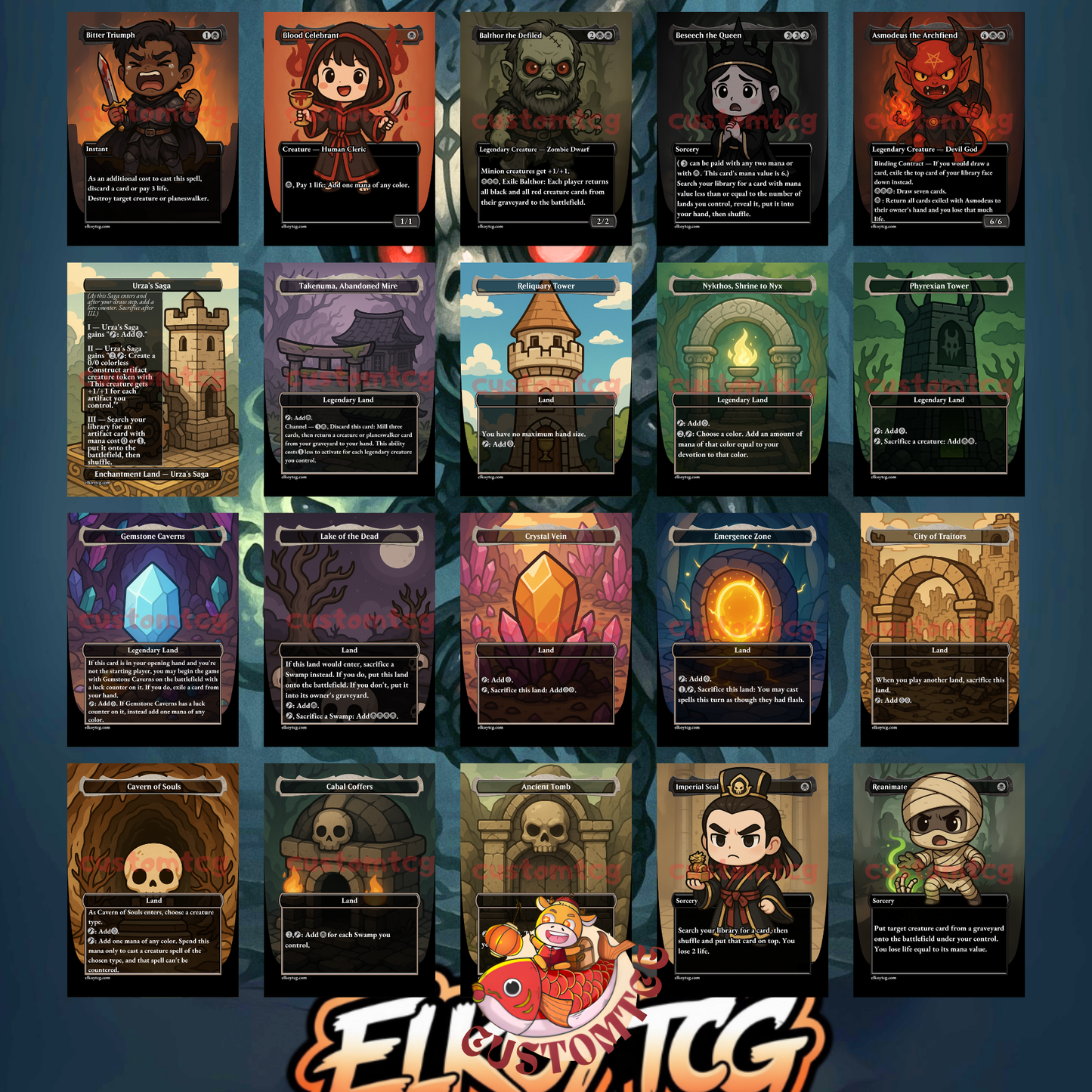 K'rrik, Son of Yawgmoth Chibi Deck
