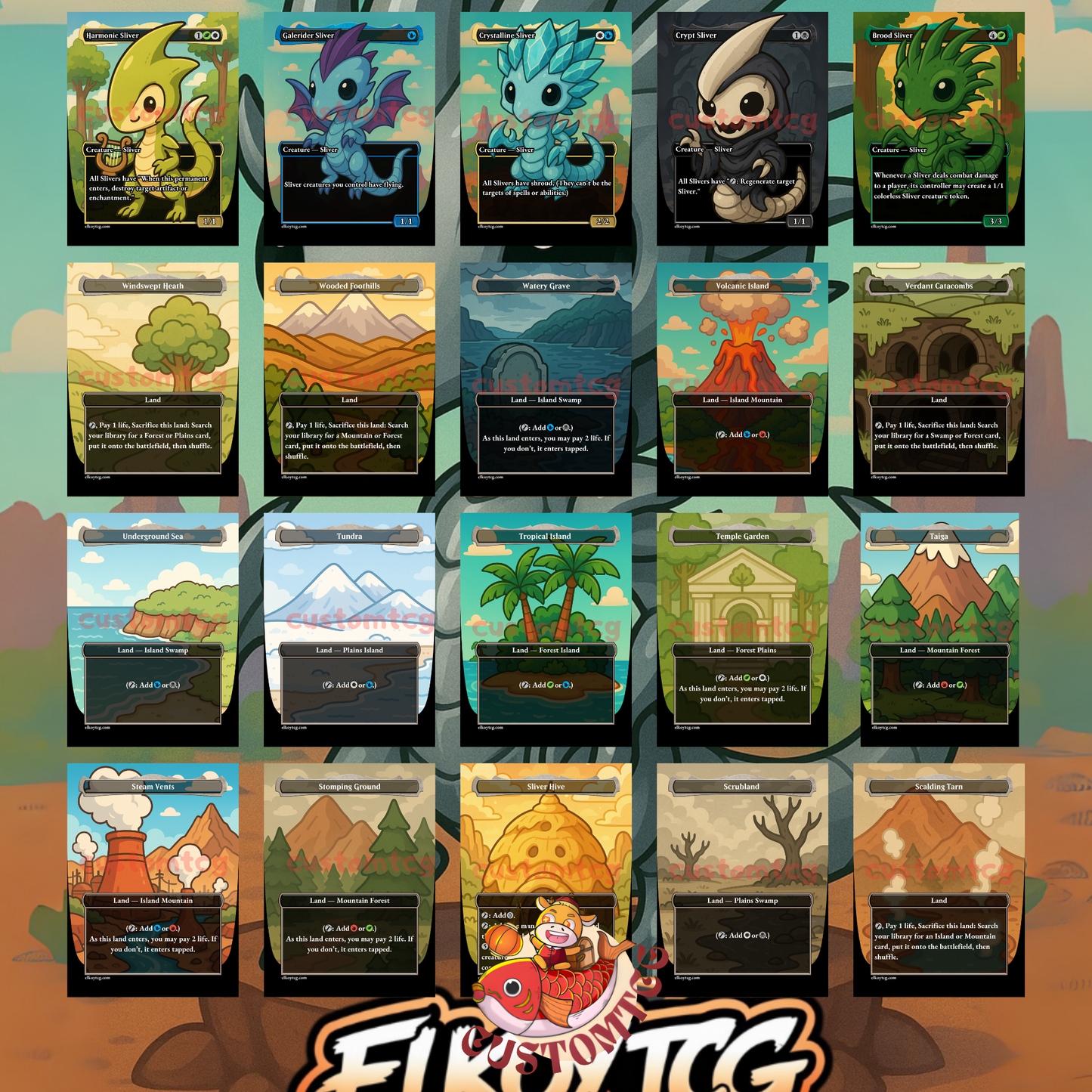 The First Sliver Chibi Deck
