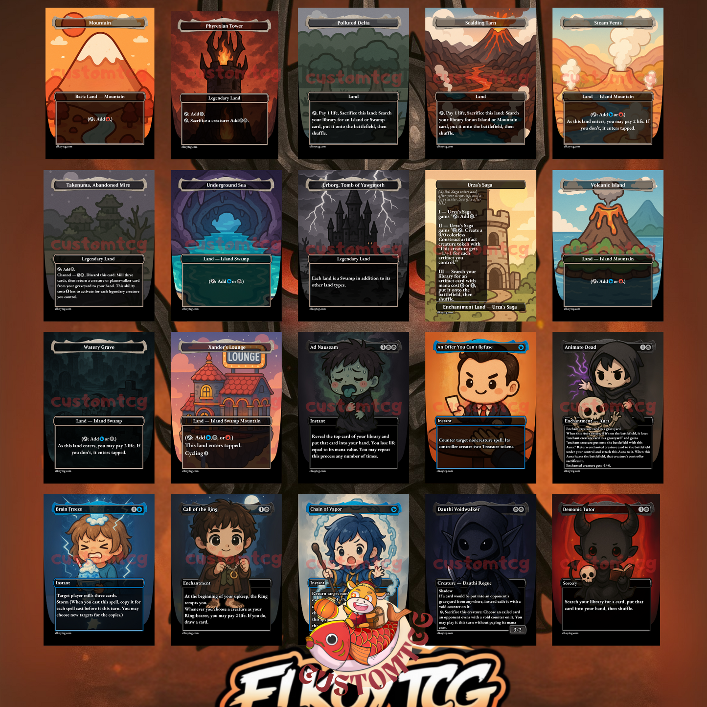Sauron Chibi Deck