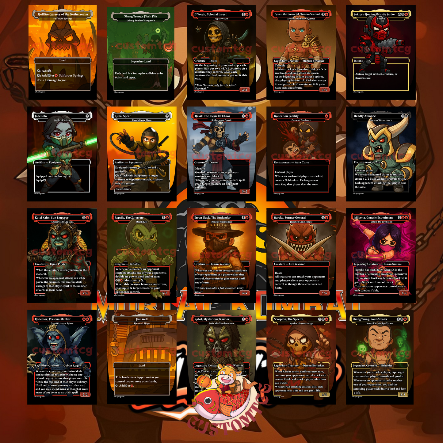 Mortal Kombat Chibi Deck
