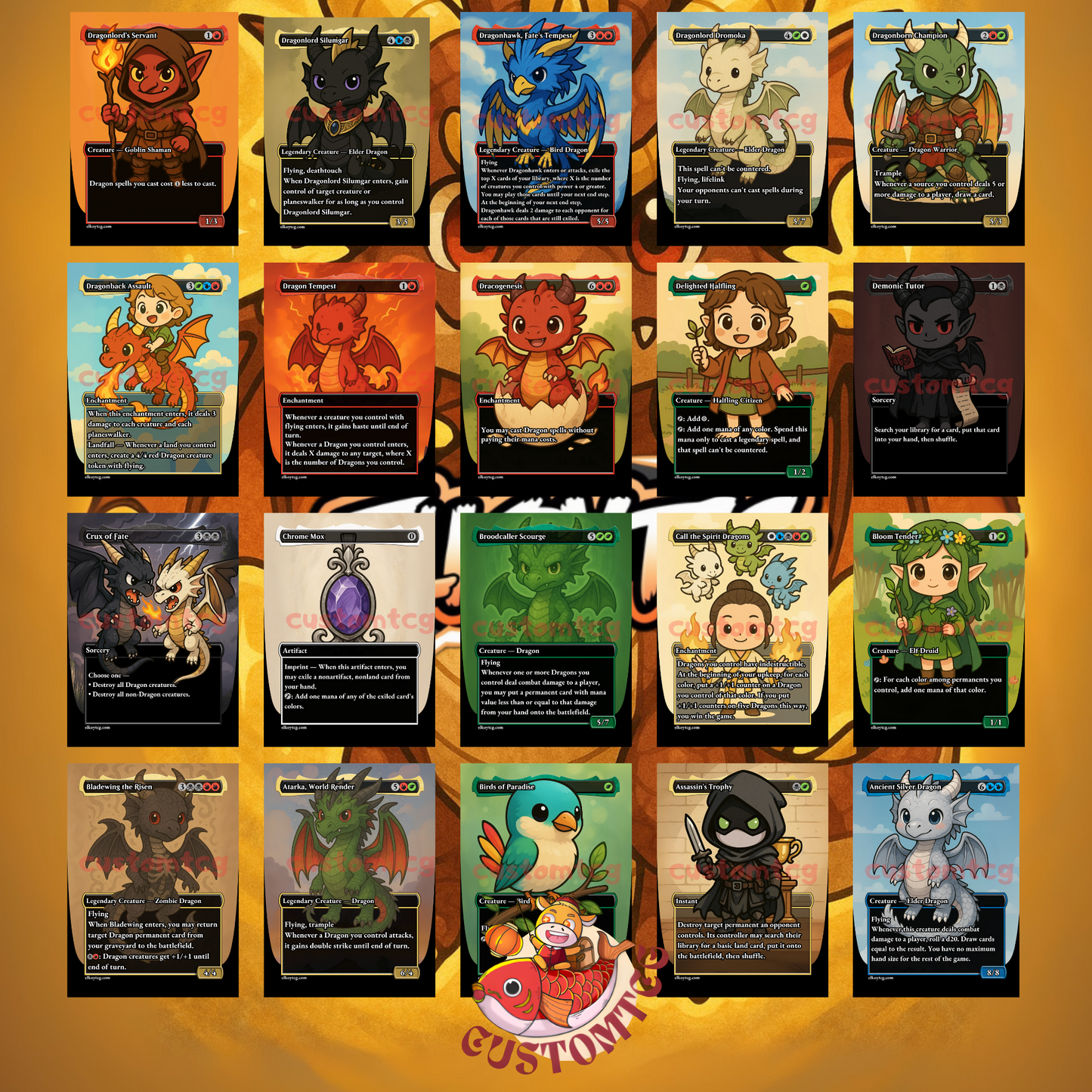 The Ur-Dragon Chibi Deck
