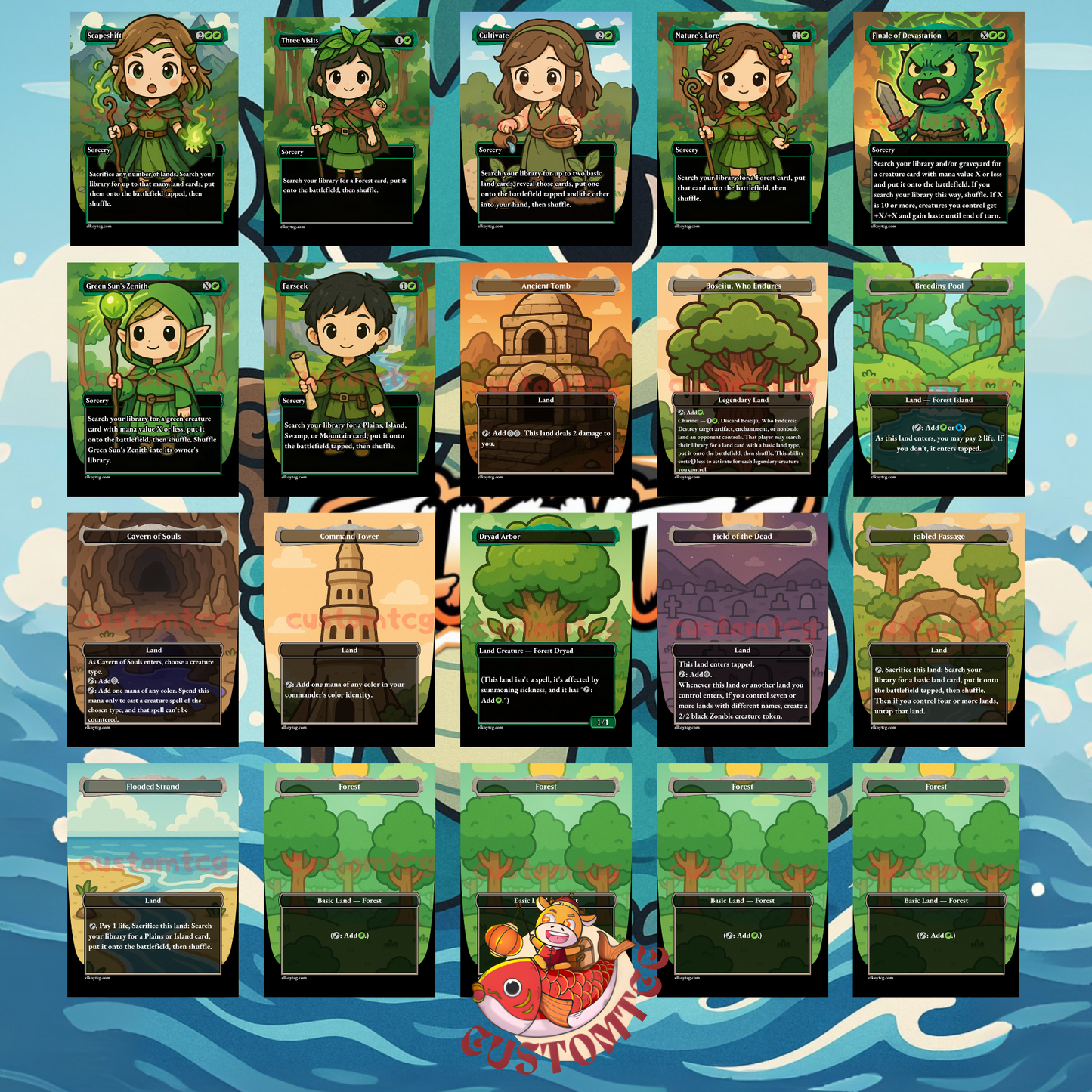 Aesi, Tyrant of Gyre Strait – Custom Deck