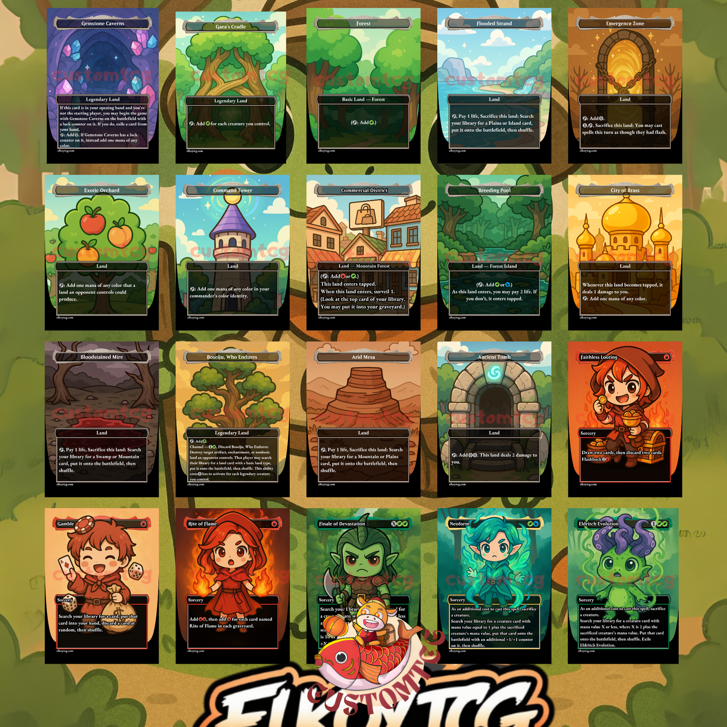 Flubs, the Fool Chibi Deck