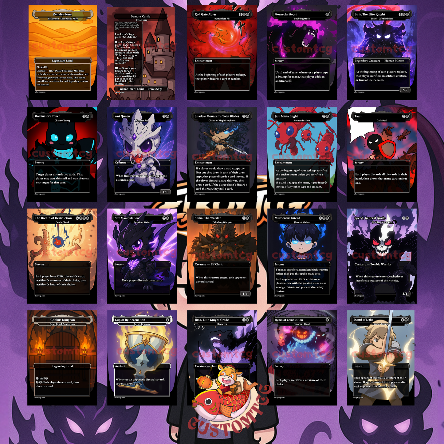 Solo Level Chibi Deck