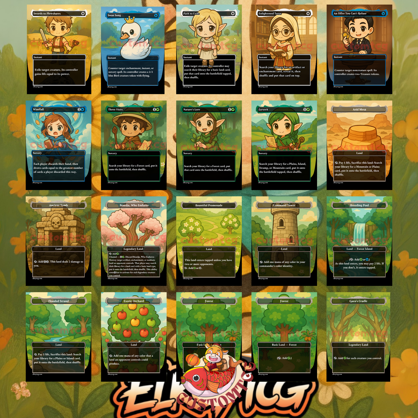 Ms. Bumbleflower Chibi Deck