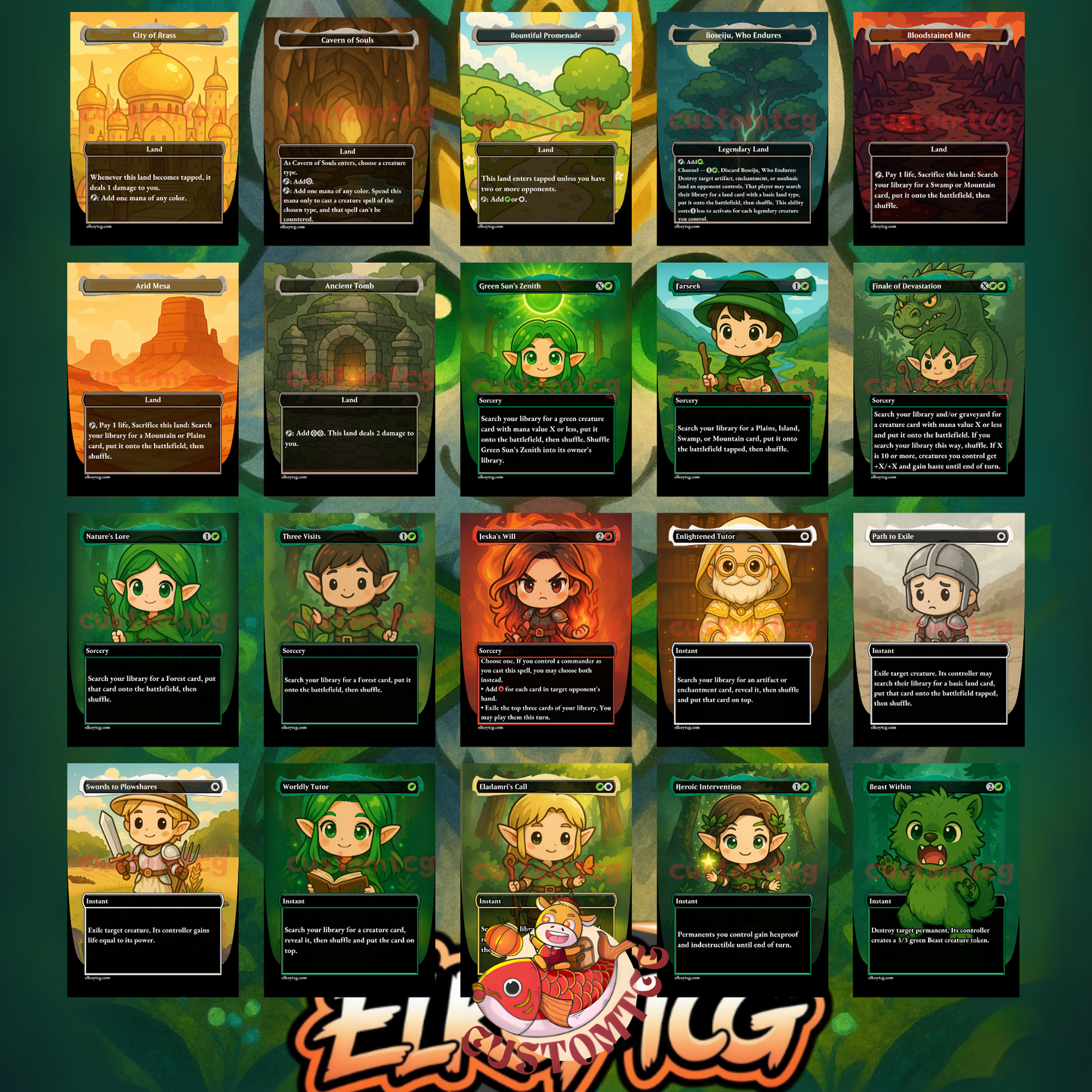 Voja, Jaws of the Conclave Chibi Deck