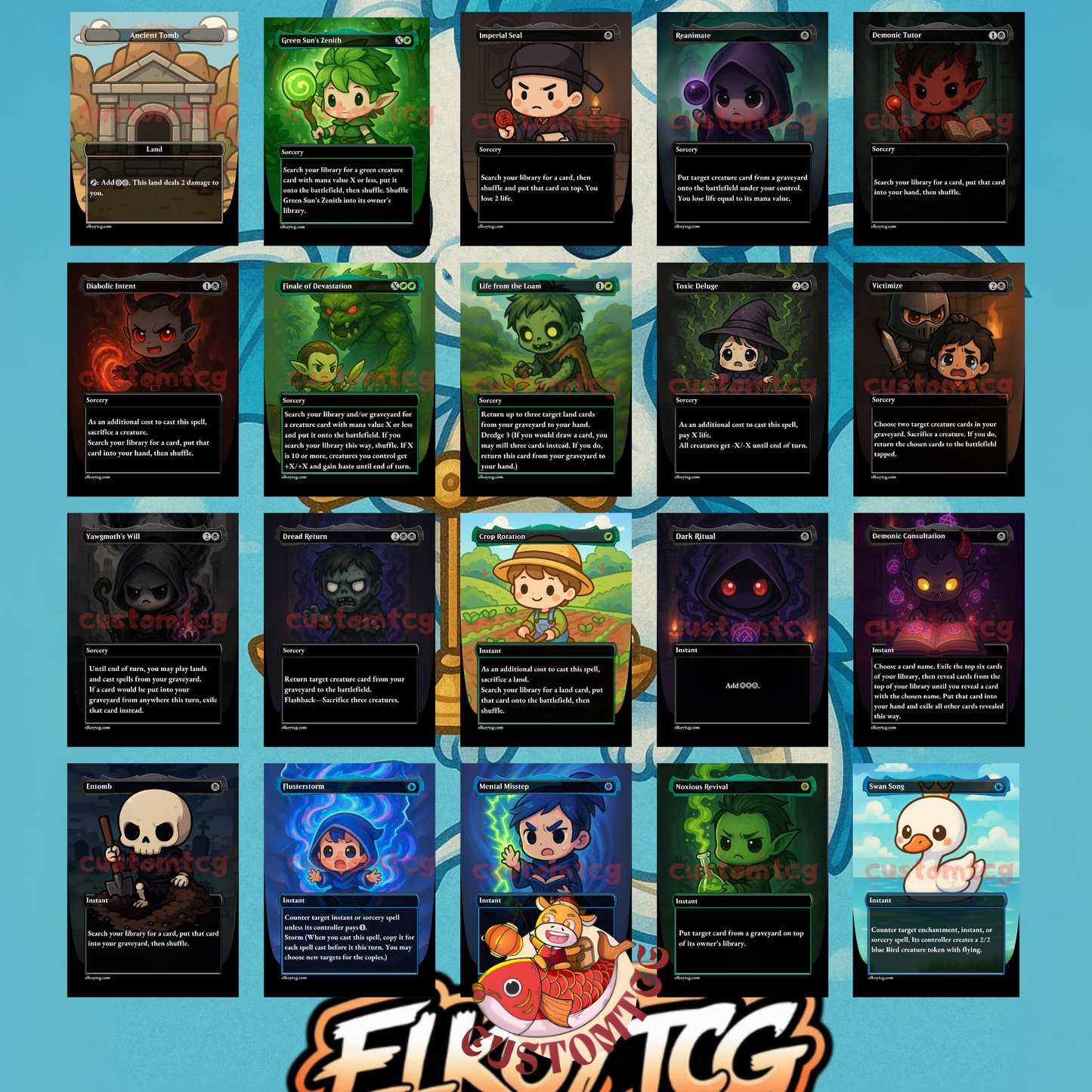 Teval Chibi Deck