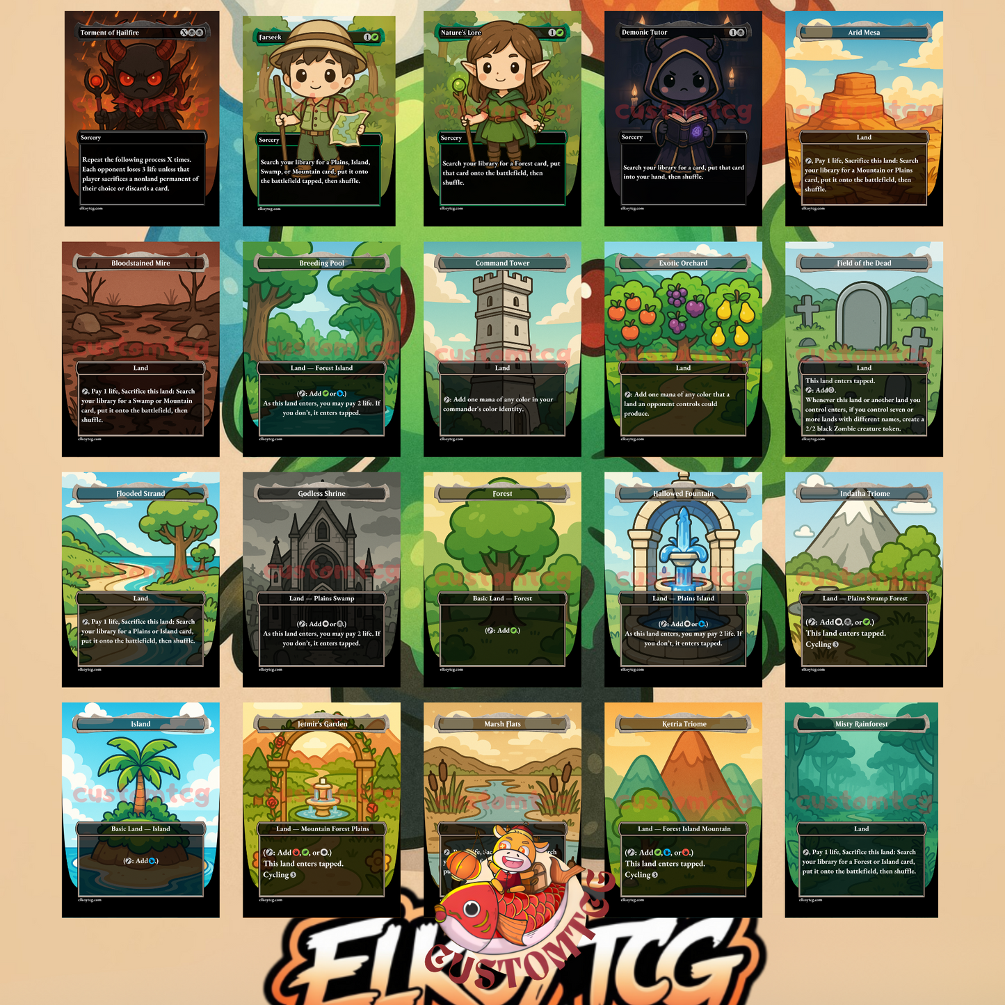 Omnath, Locus Of All Chibi Deck