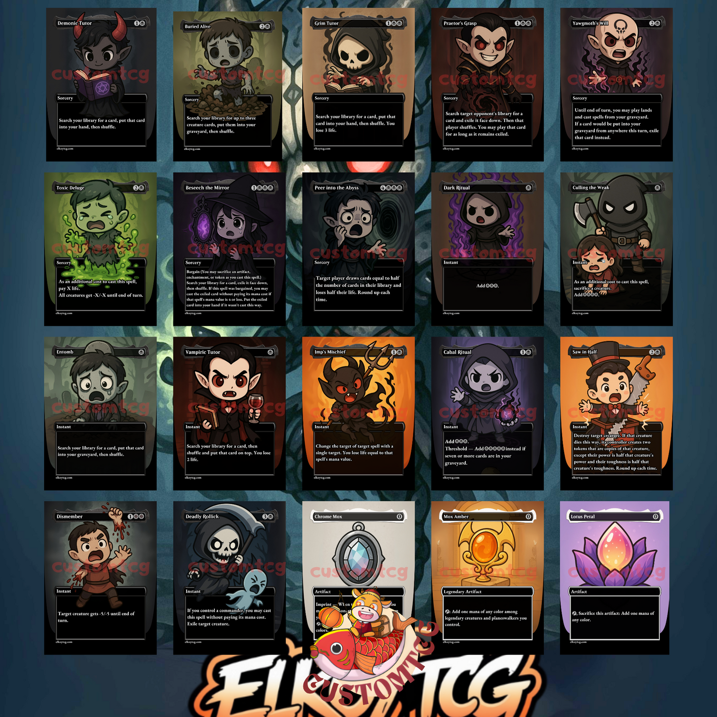 K'rrik, Son of Yawgmoth Chibi Deck