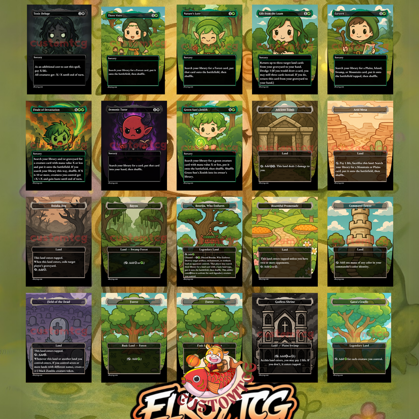 Thalia and The Gitrog Monster Custom Deck