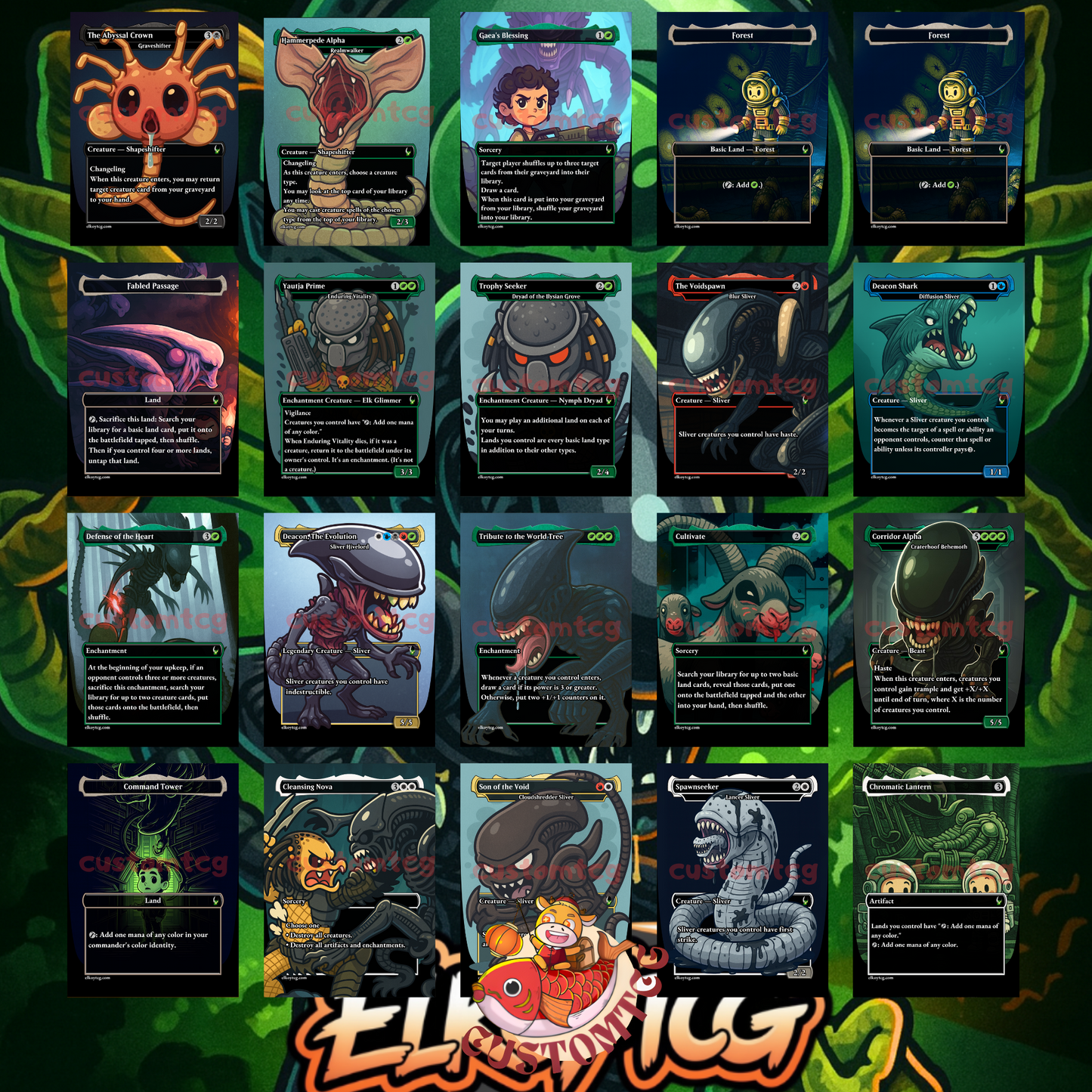 Alien Chibi Deck