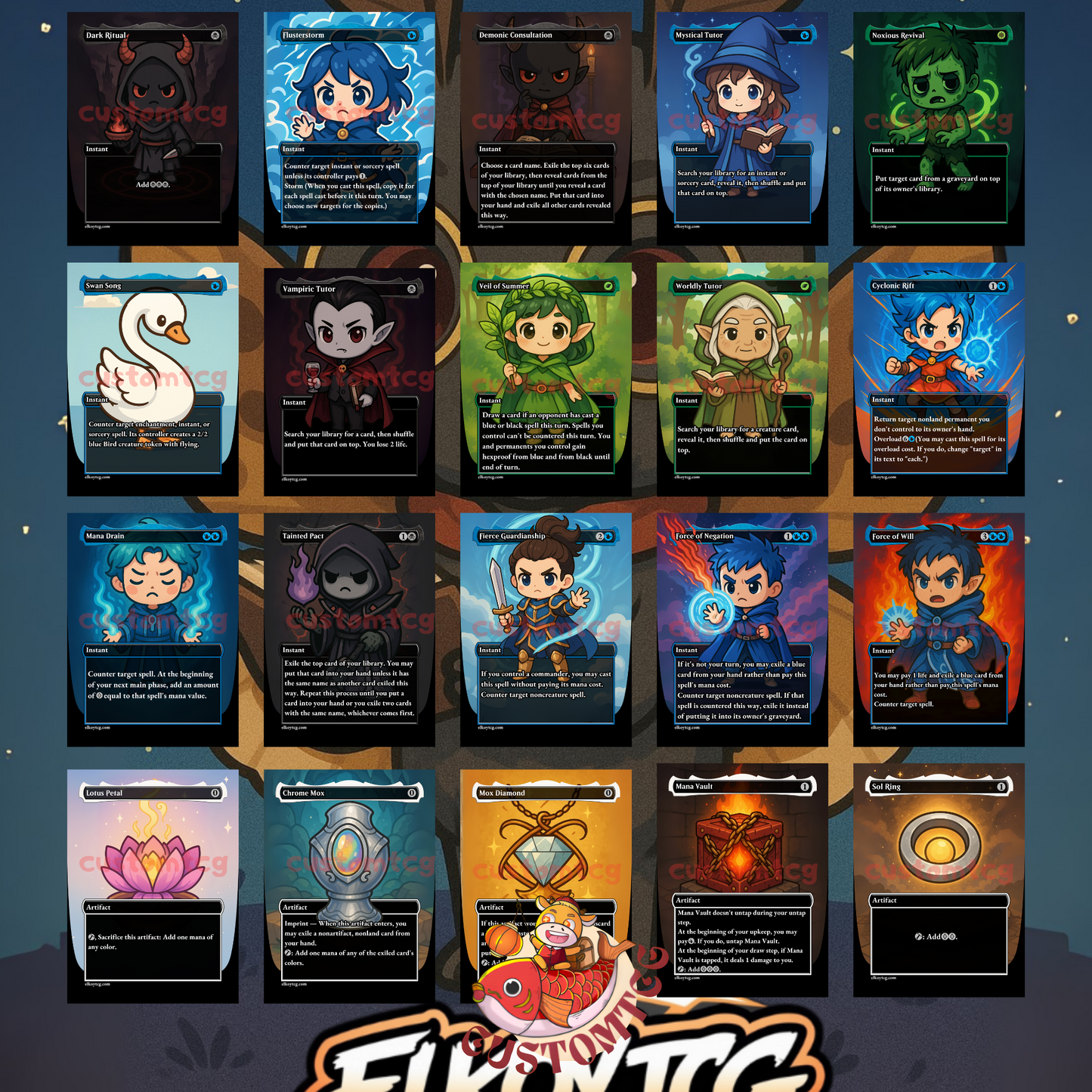 The Wise Mothman Chibi Deck