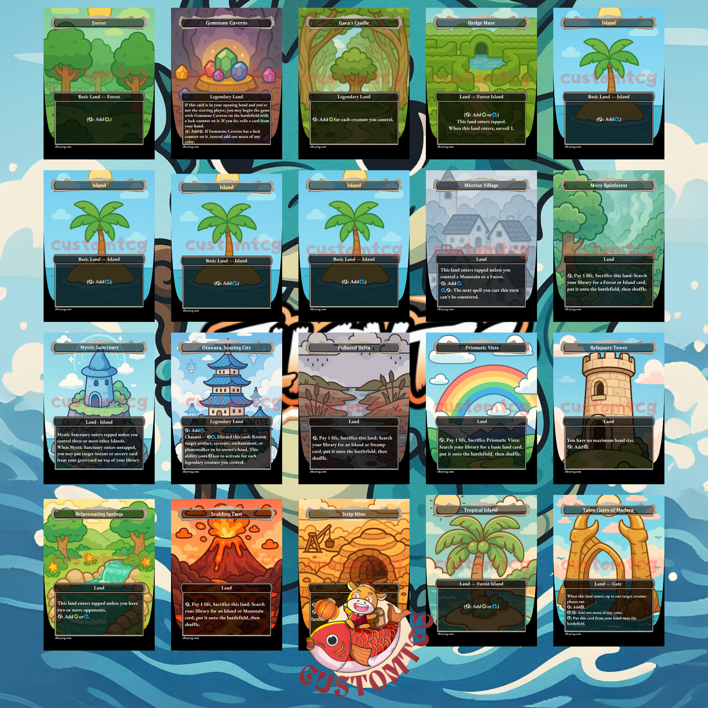 Aesi, Tyrant of Gyre Strait – Custom Deck