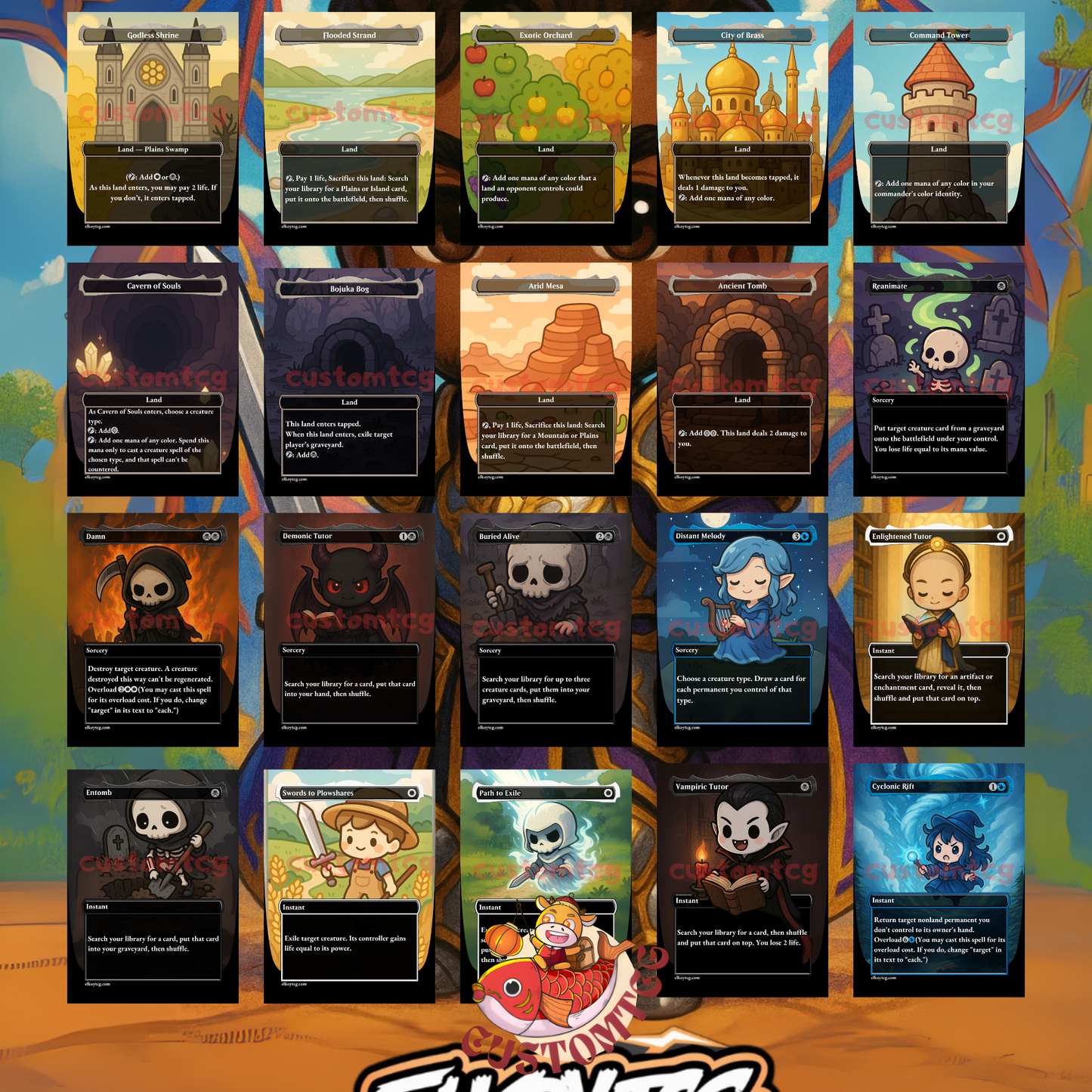 Sidar Chibi Mtg Custom Commander Decks
