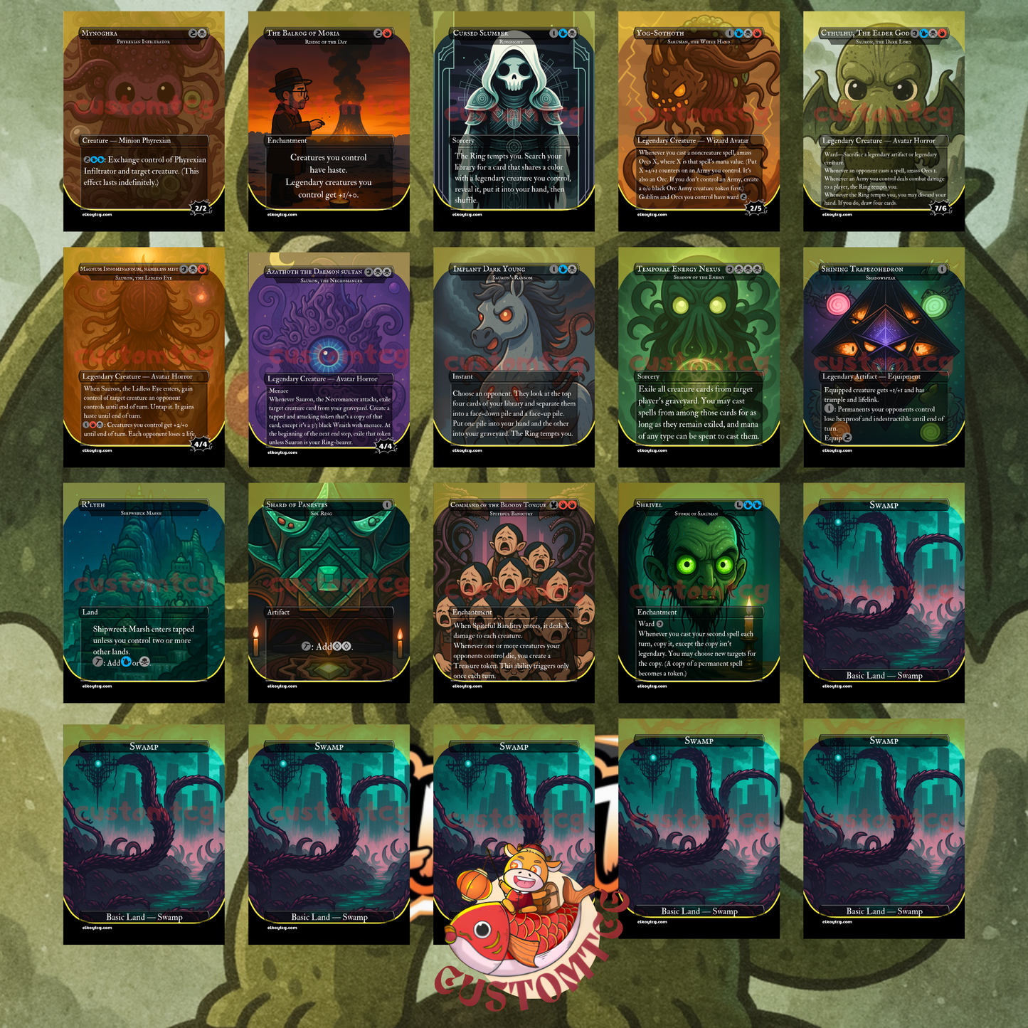 Cthulhu Chibi Custom Deck